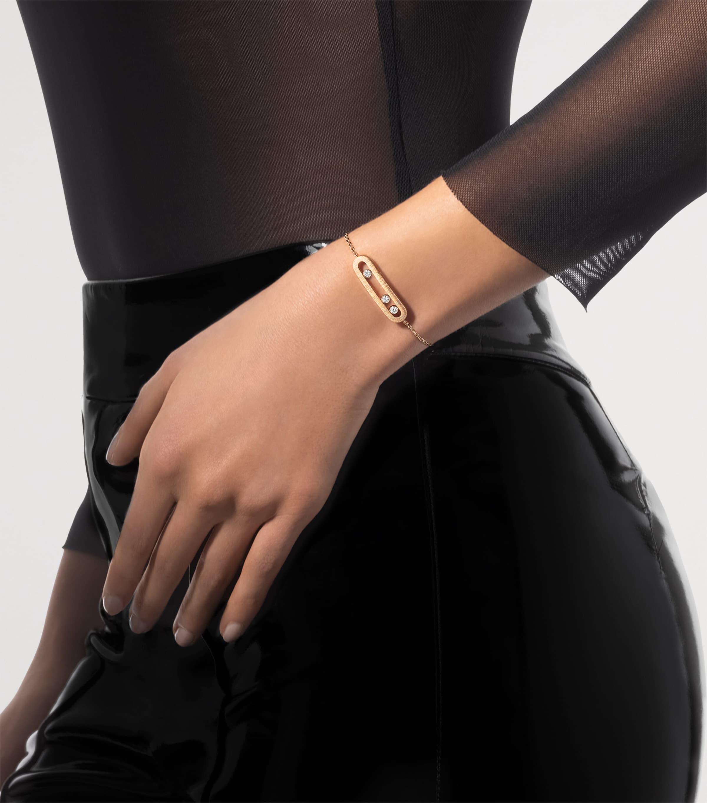 Messika Move Classique Yellow Gold and Diamond Bracelet (0.30ct) Yellow Gold Image 2