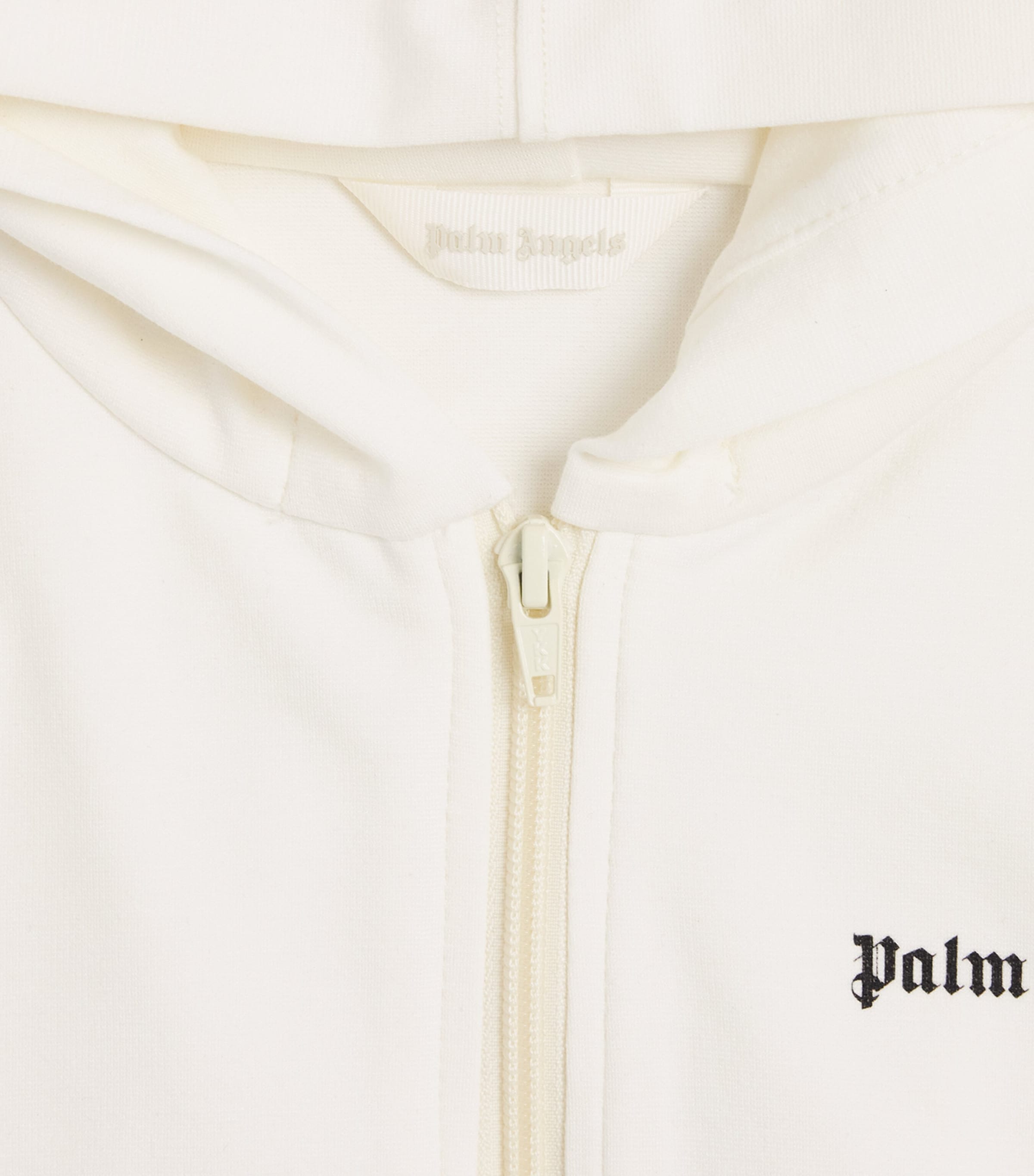 Palm Angels Kids Track Cropped Hoodie (4-12+ Years) White Image 3