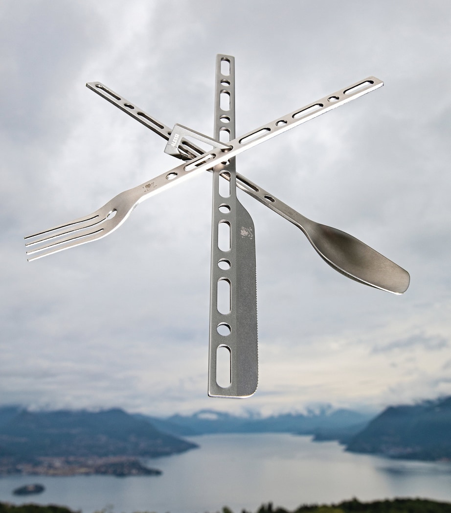 x Virgil Abloh Occasional Object Stainless Steel Cutlery Set SILVER Image 5