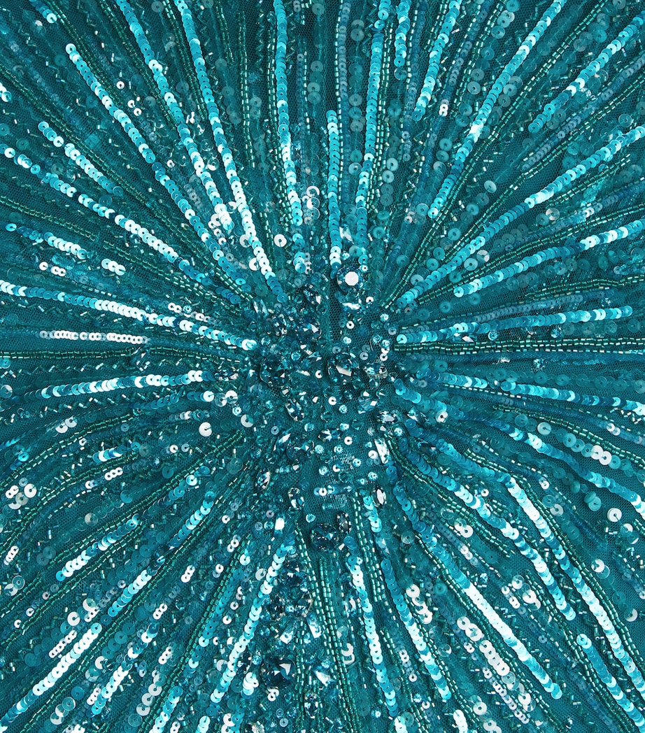 Tulle Sequinned Gown 194916 PACIFIC Image 5