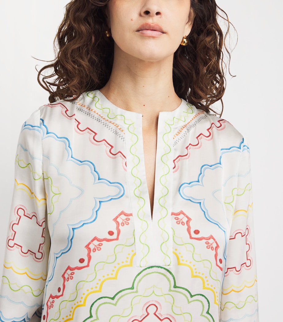 Mary Katrantzou Womens Collins Maxi Kaftan Blanchetto Image 5