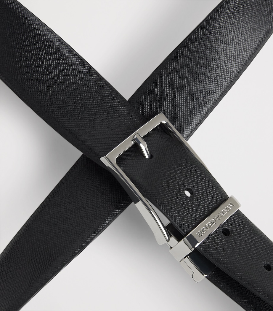 Emporio Armani Grained Leather Belt Image 4