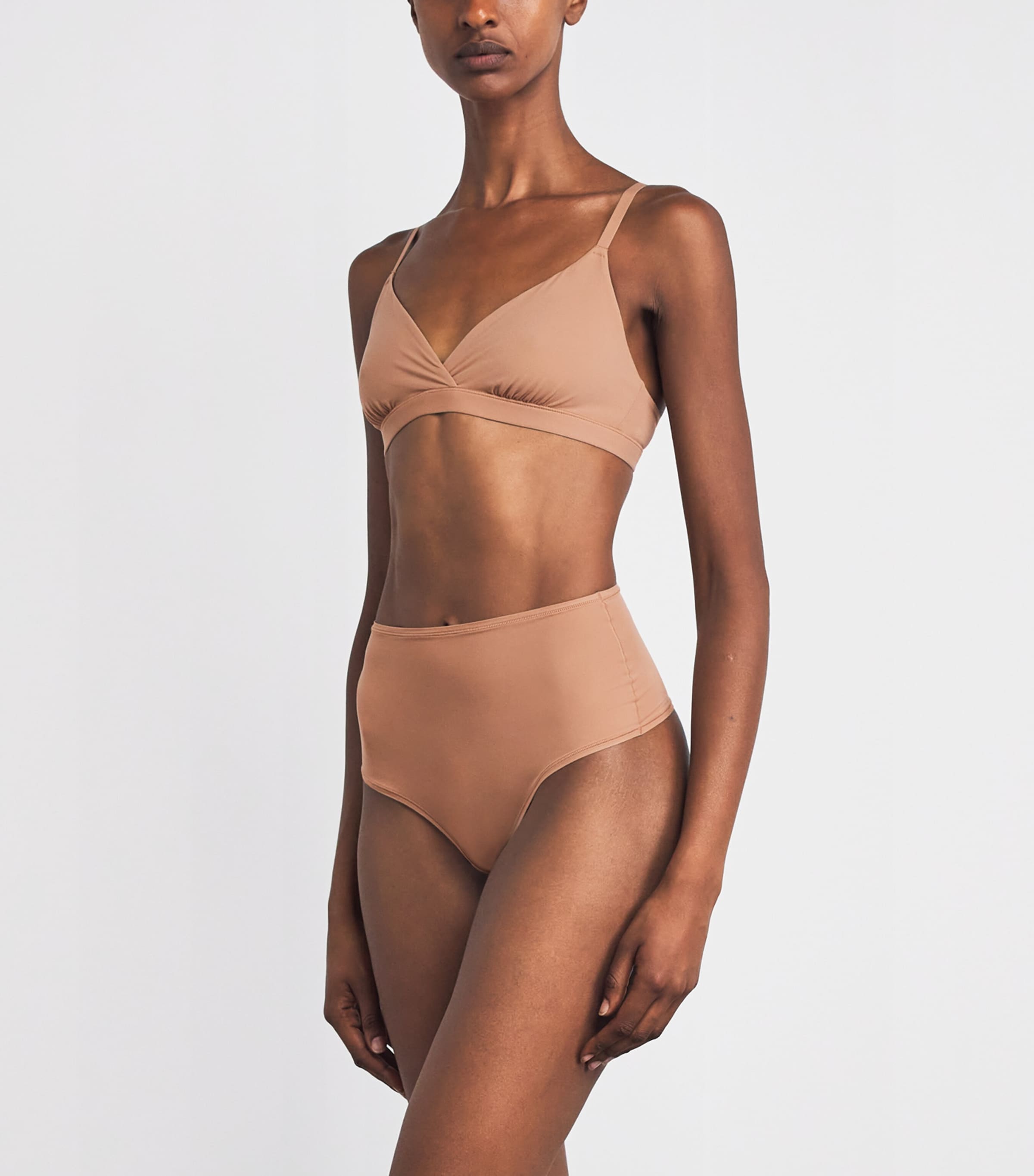 Skims Womens Fits Everybody High-Rise Thong Sienna Image 2