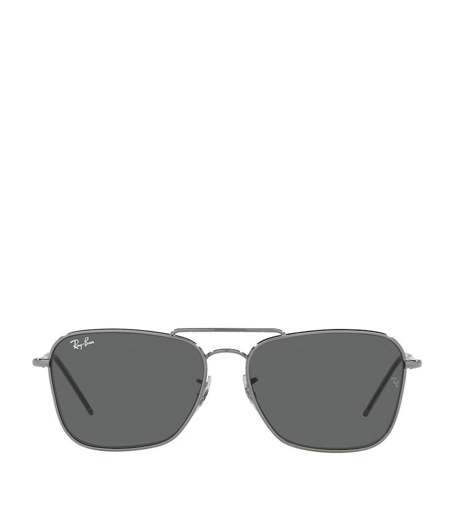 Gunmetal Square Sunglasses 004/GR Image 1