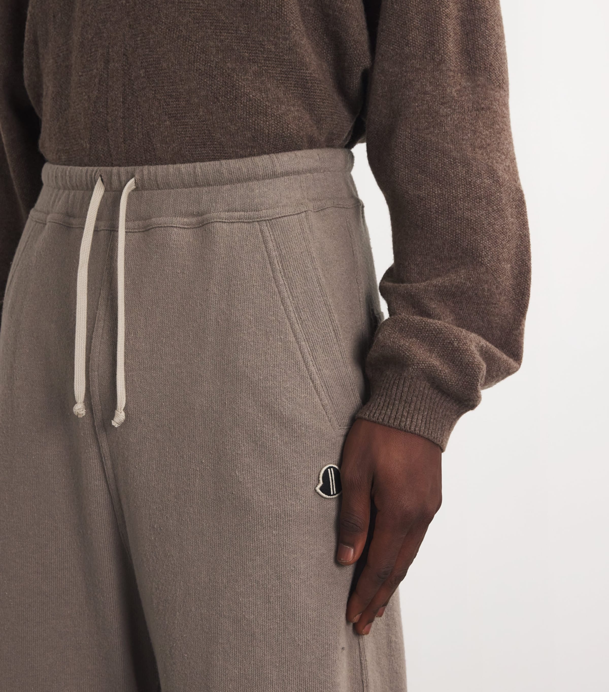 x Moncler Cotton Wide-Leg Trousers 25U/DUST Image 6