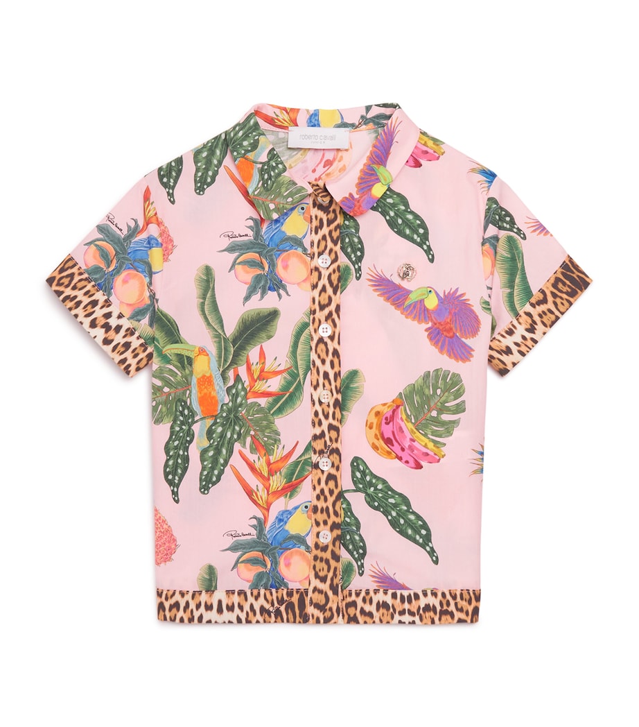 Tropical Print Shirt (4-14 Years) TROPICANA BABY ROSE Image 1