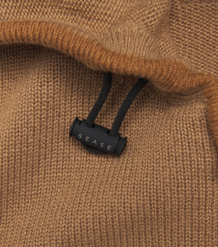 Sease Brown Cashmere Waythree Zip-Up Hoodie | Harrods US