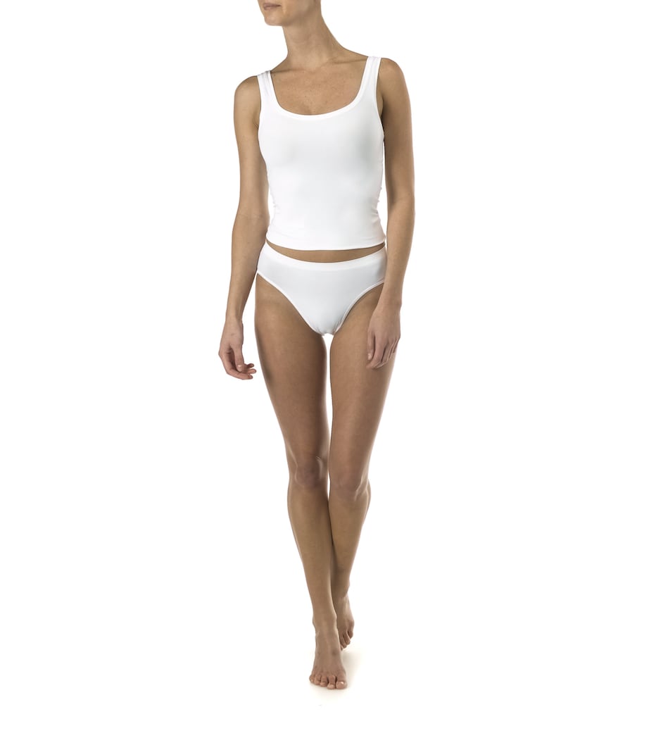 Touch Feeling Midi Briefs WHITE Image 2