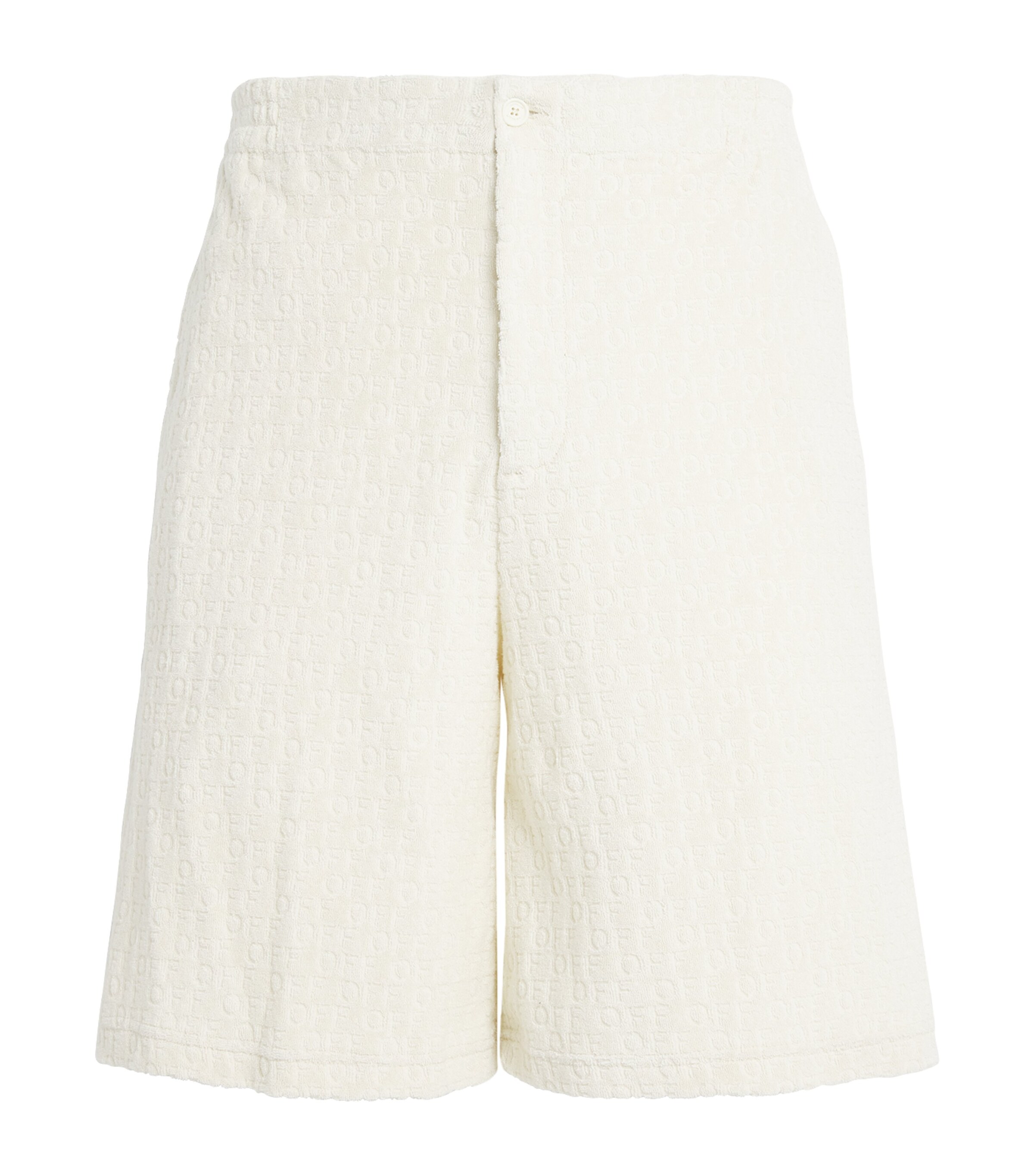 Terry Logo Shorts CREAM Image 1