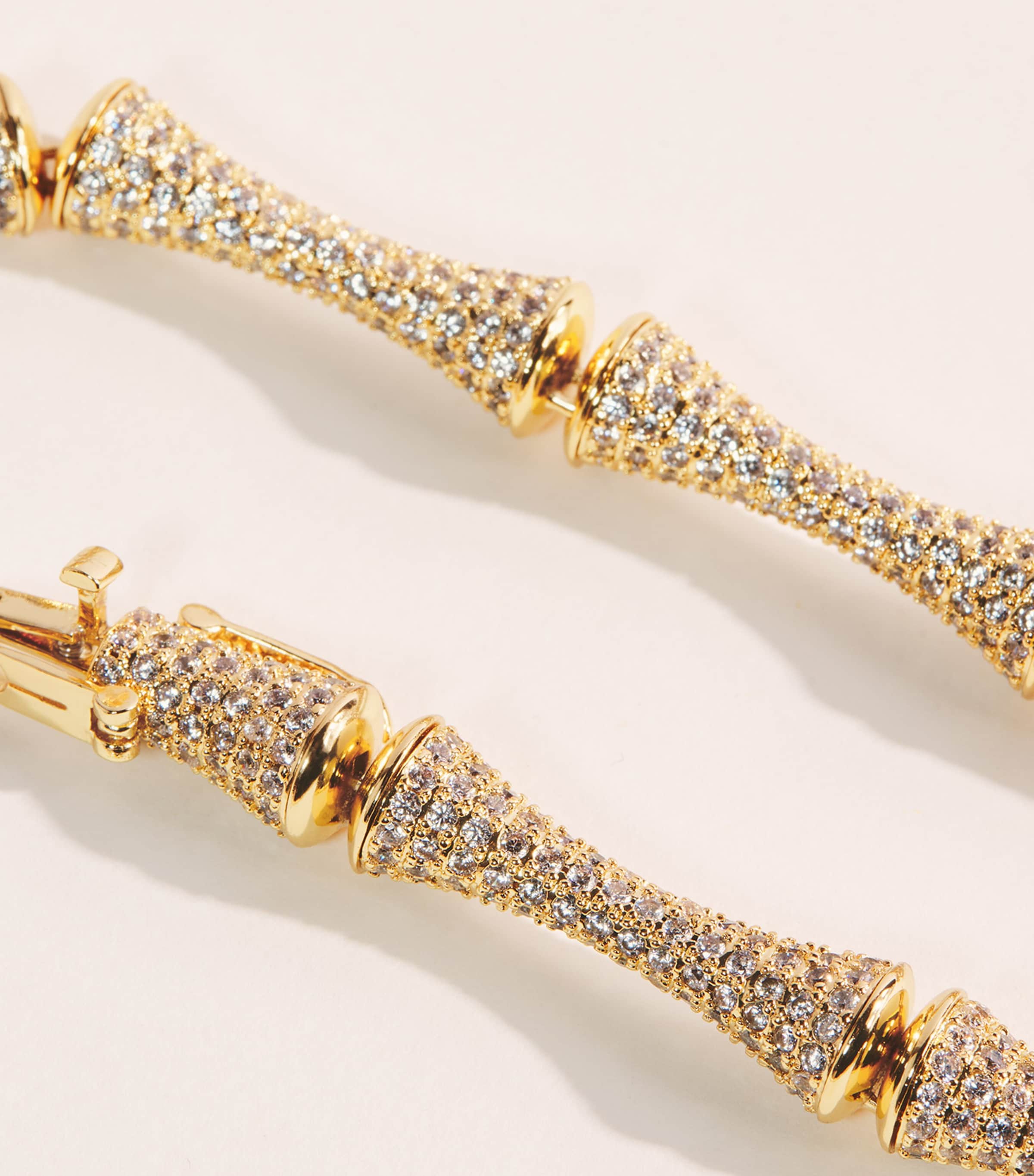 Eddie Borgo Gold-Plated Pavé Bambù Necklace Gold Image 4