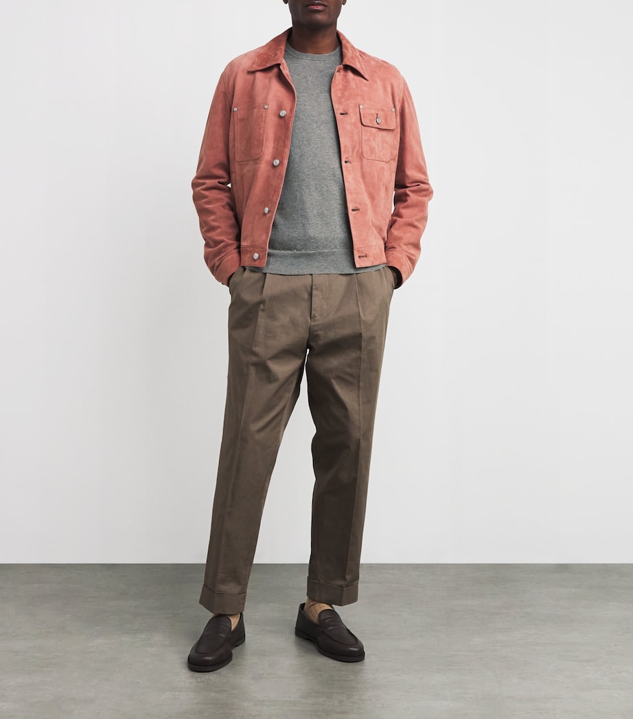 Cashmere Crew-Neck Sweater CLS LT GREY HEATHER Image 2