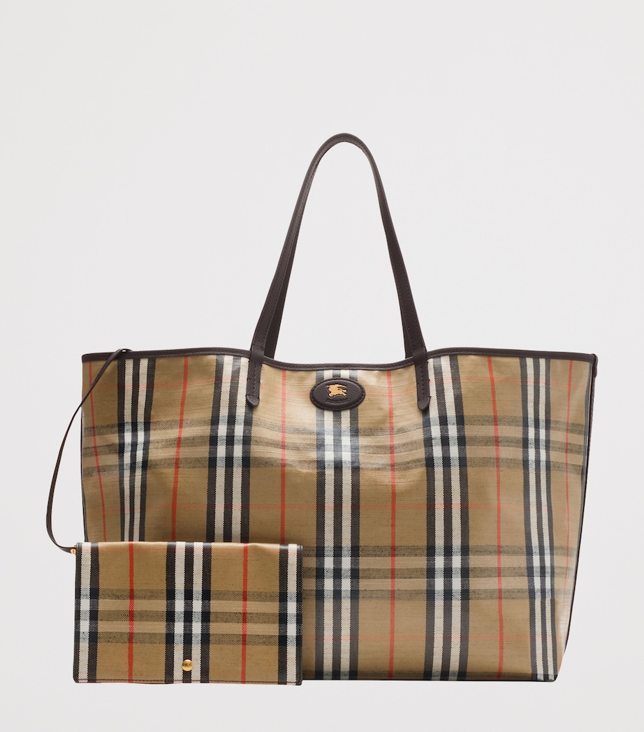 Large Canvas Highlands Tote Bag SAND Image 6