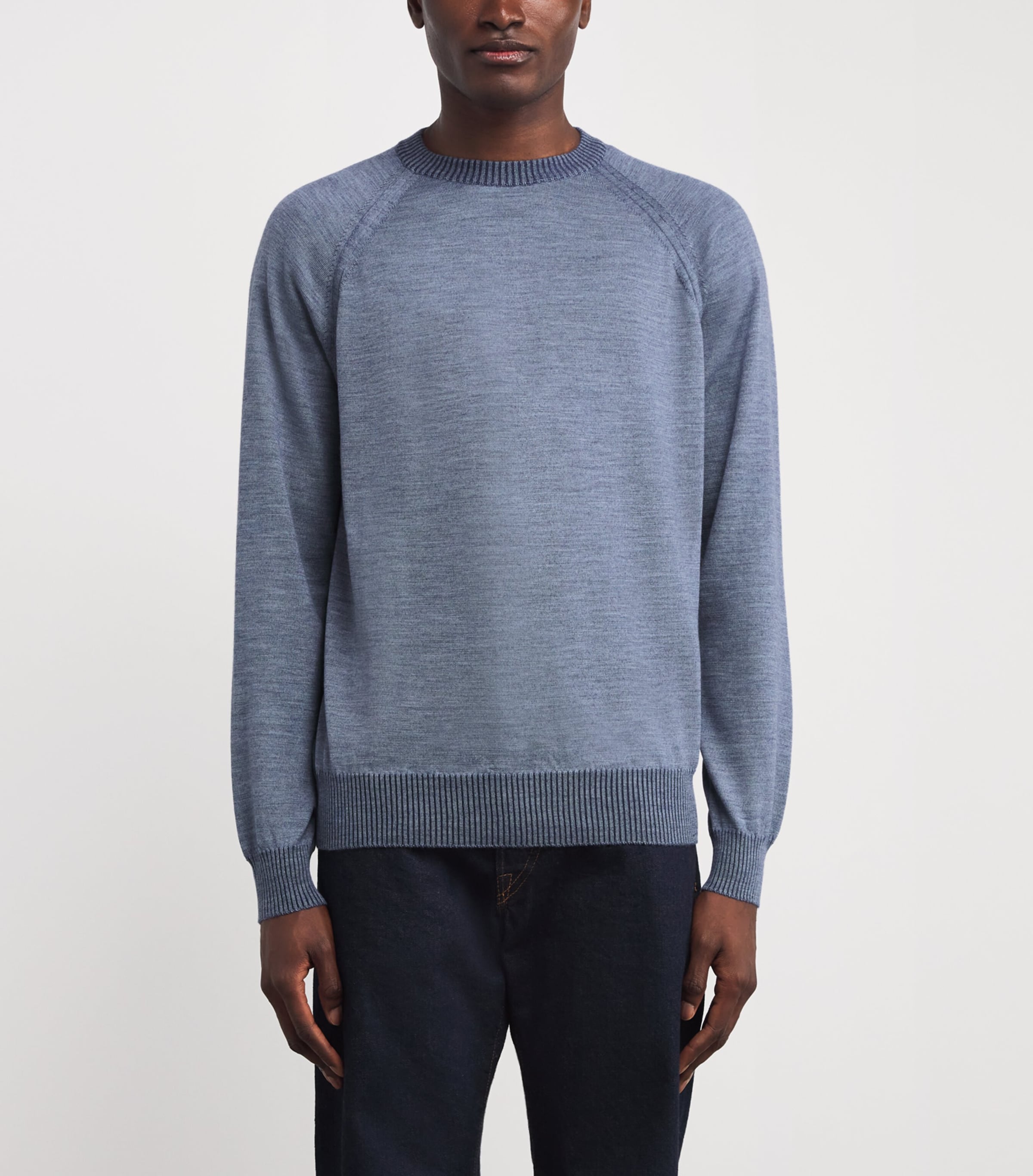 Fioroni Cashmere Mens Virgin Wool Reversible Sweatshirt Zchero Image 3