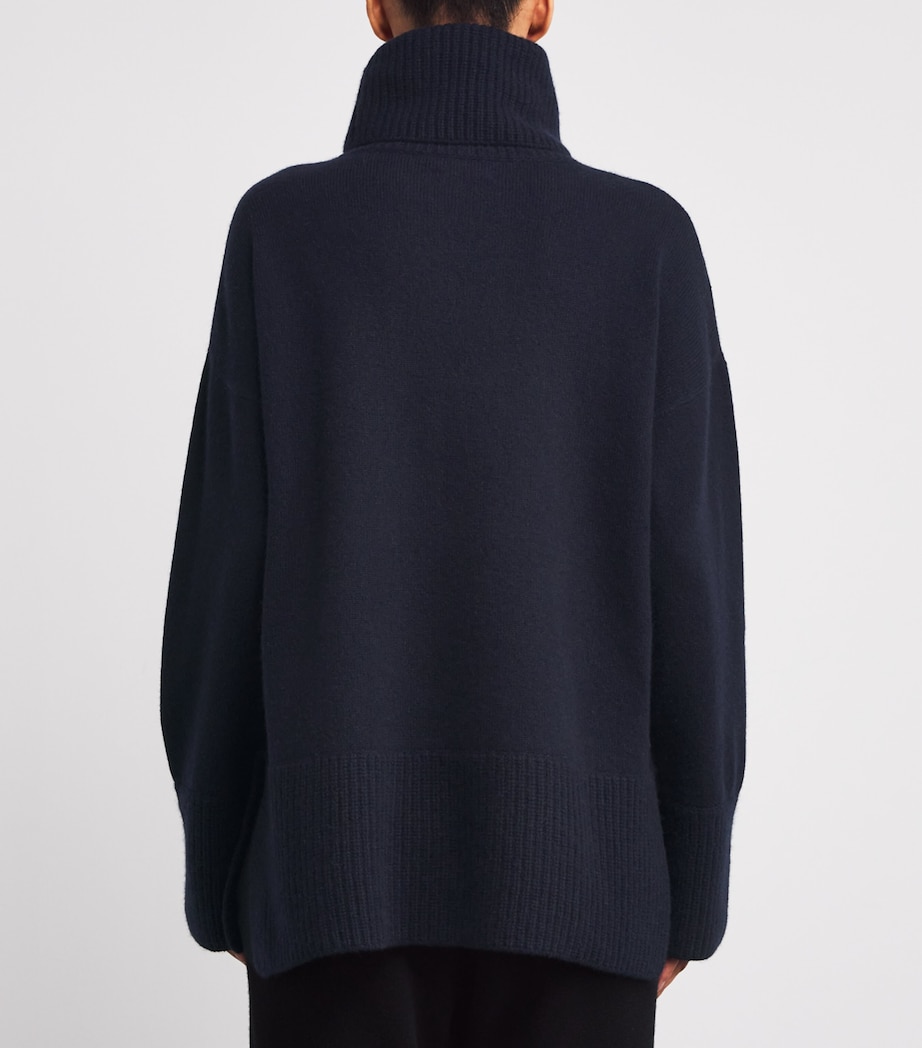 Cashmere Crystal-Embellished Rollneck Sweater MIDNIGHT/DARK I Image 4