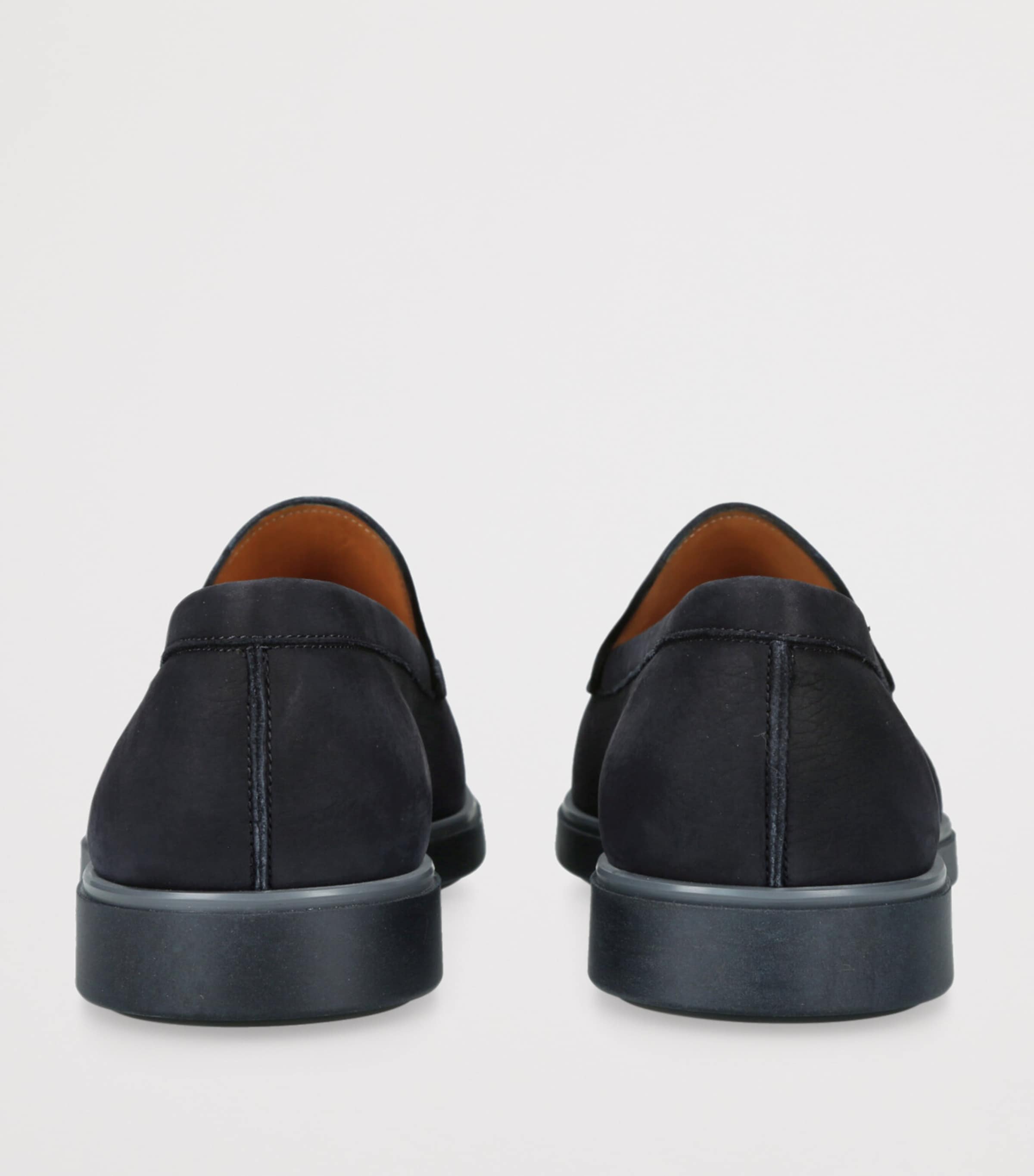 Nubuck Leather Paraiso Loafers NAVY Image 2