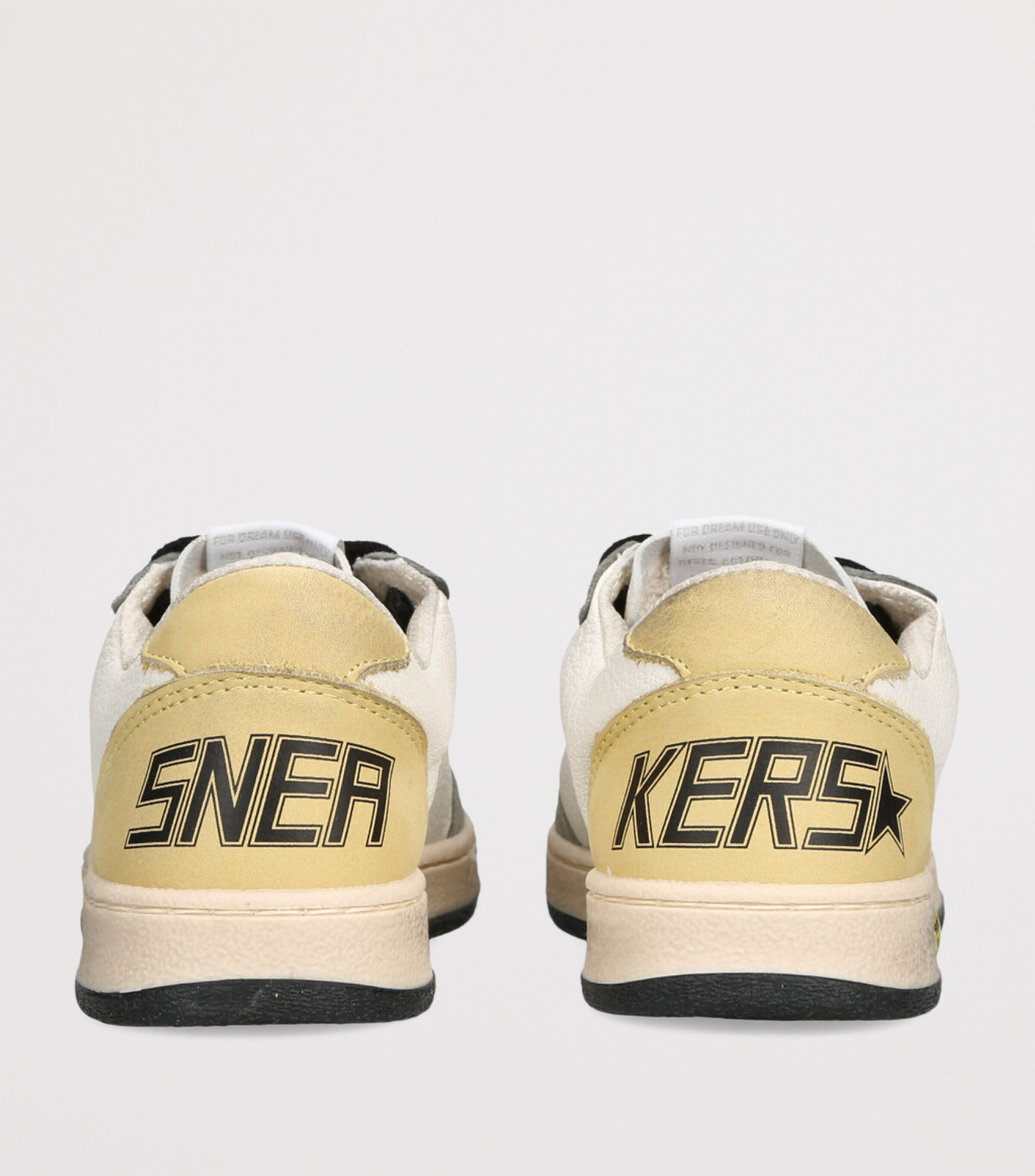 Golden Goose Leather Ball Star Sneakers Khaki Image 2