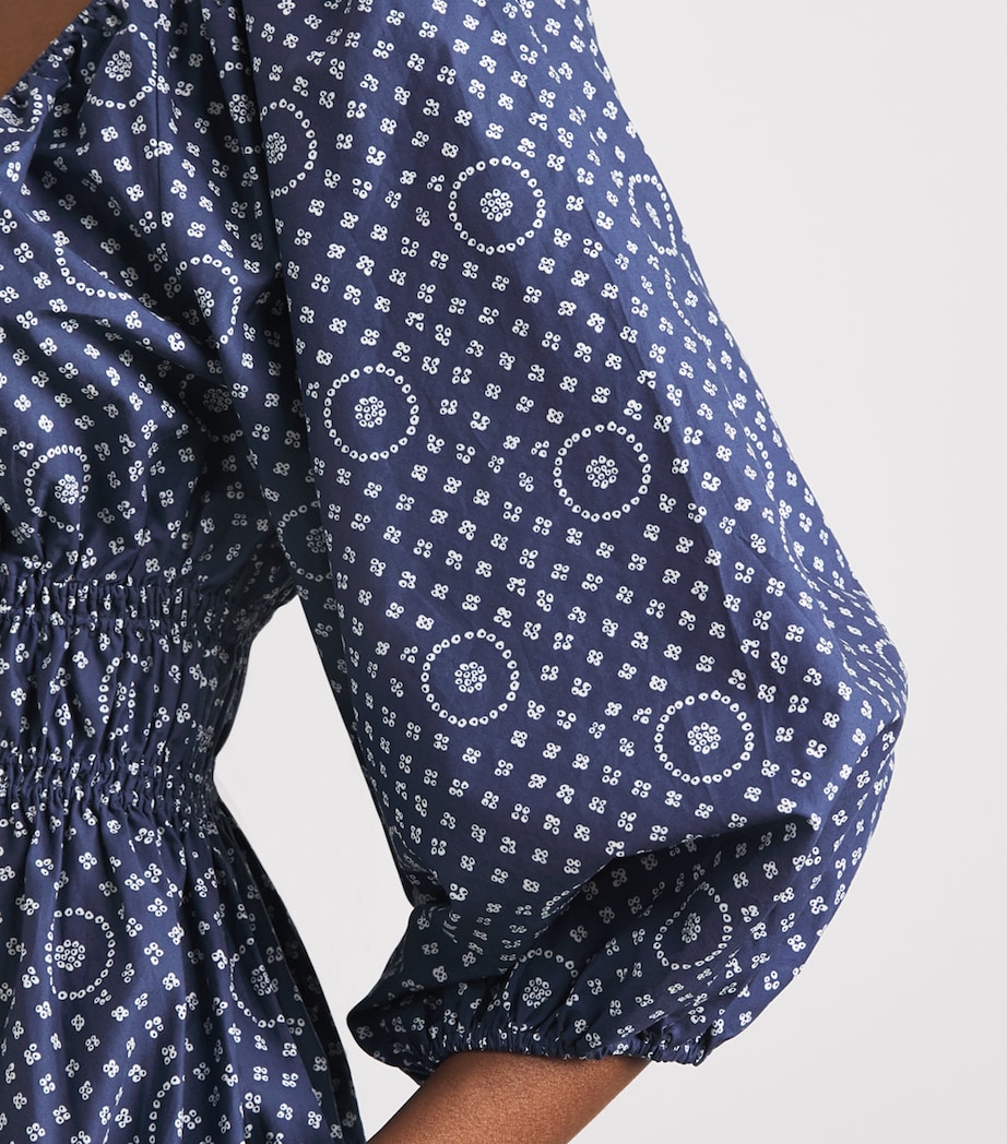 Matteau Womens Organic Cotton Paisley Maxi Dress Bluebellblu Image 5
