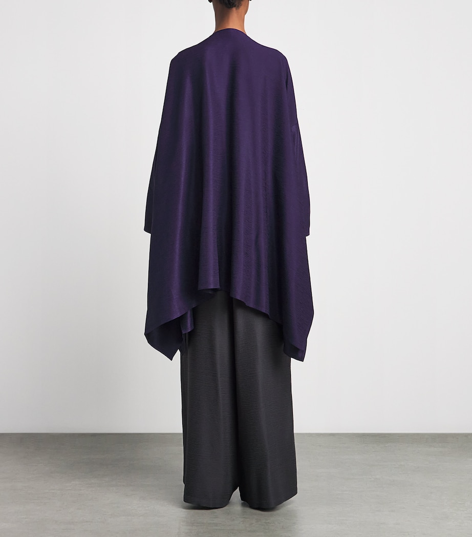 Eskandar Womens Silk Plissé Jacket Tincture Image 5
