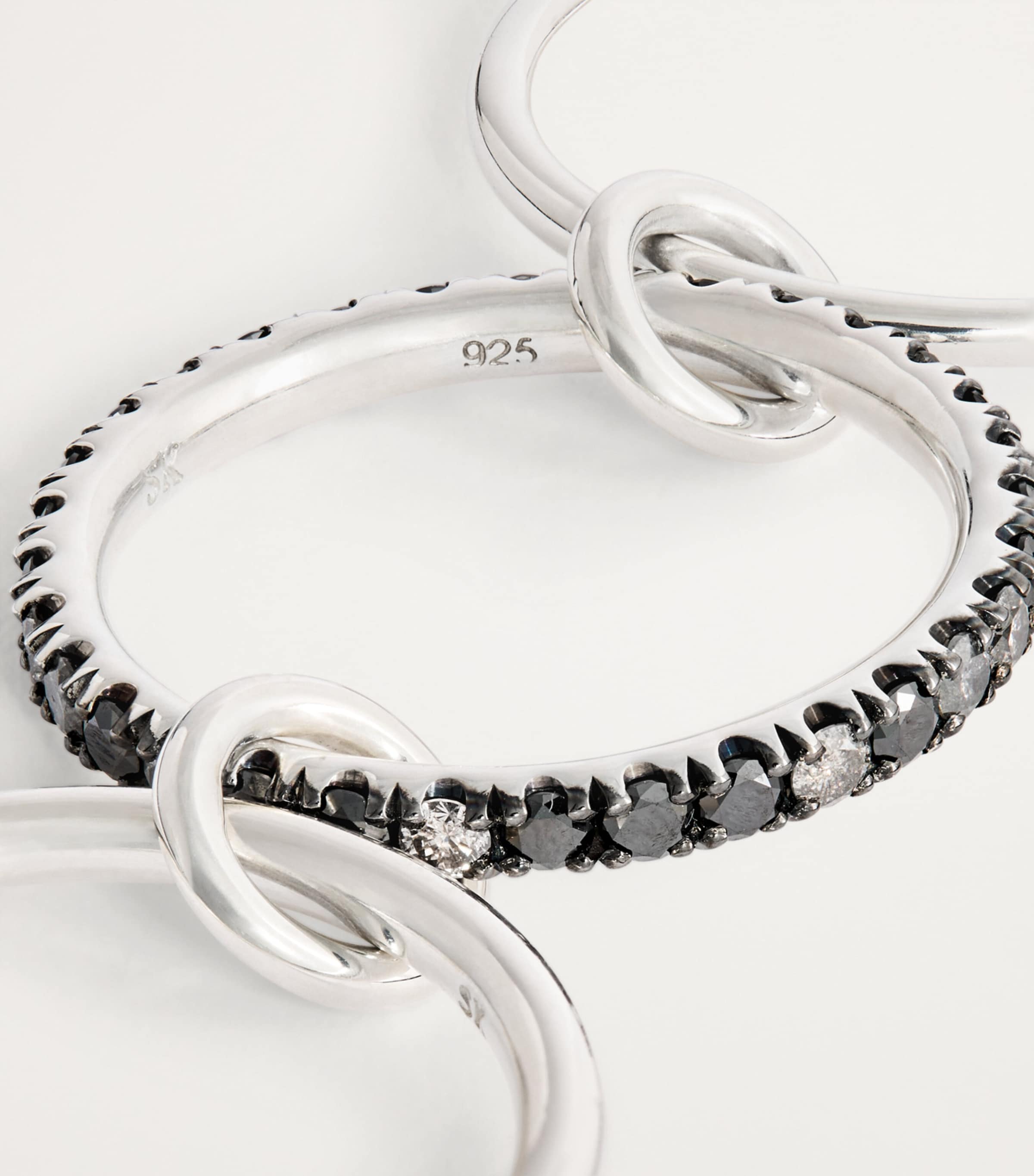 Sterling Silver and Diamond Ring STERLING SILVER Image 6