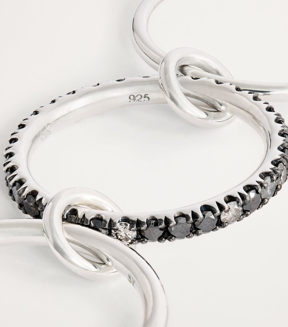 Sterling Silver and Diamond Ring STERLING SILVER Image 6