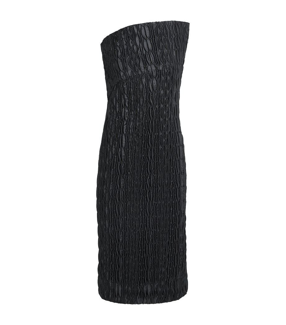 CAMILLA AND MARC Womens Embroidered Elise Midi Dress Dblk Black Image 1