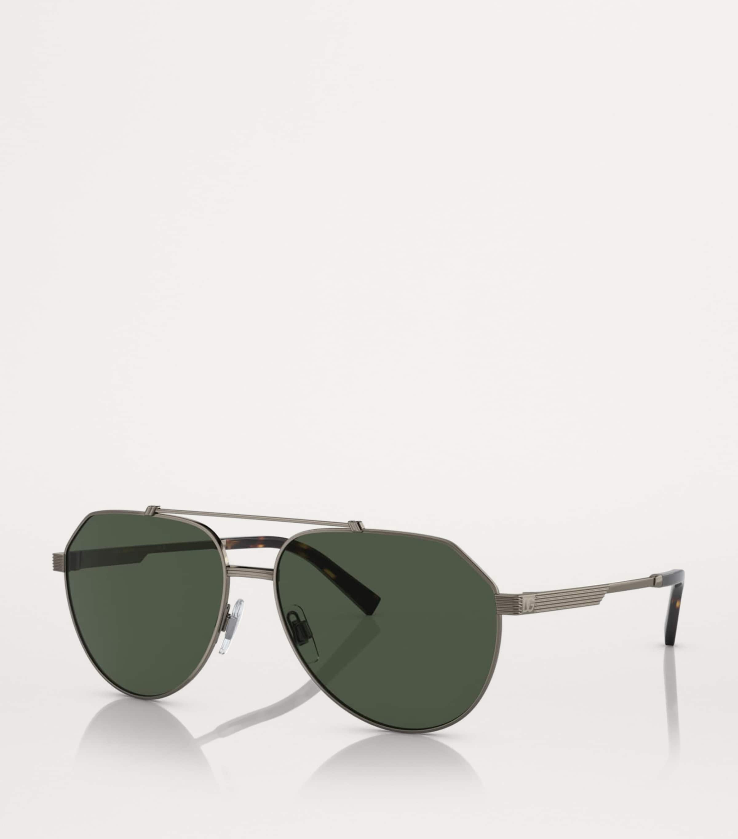 Dolce&Gabbana Metal Aviator Sunglasses Image 2