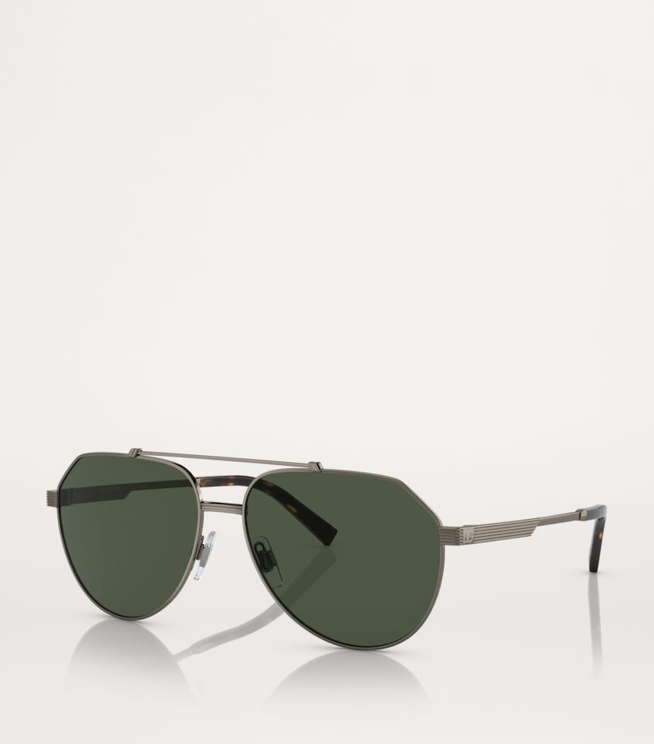 Metal Aviator Sunglasses 13359A Image 2