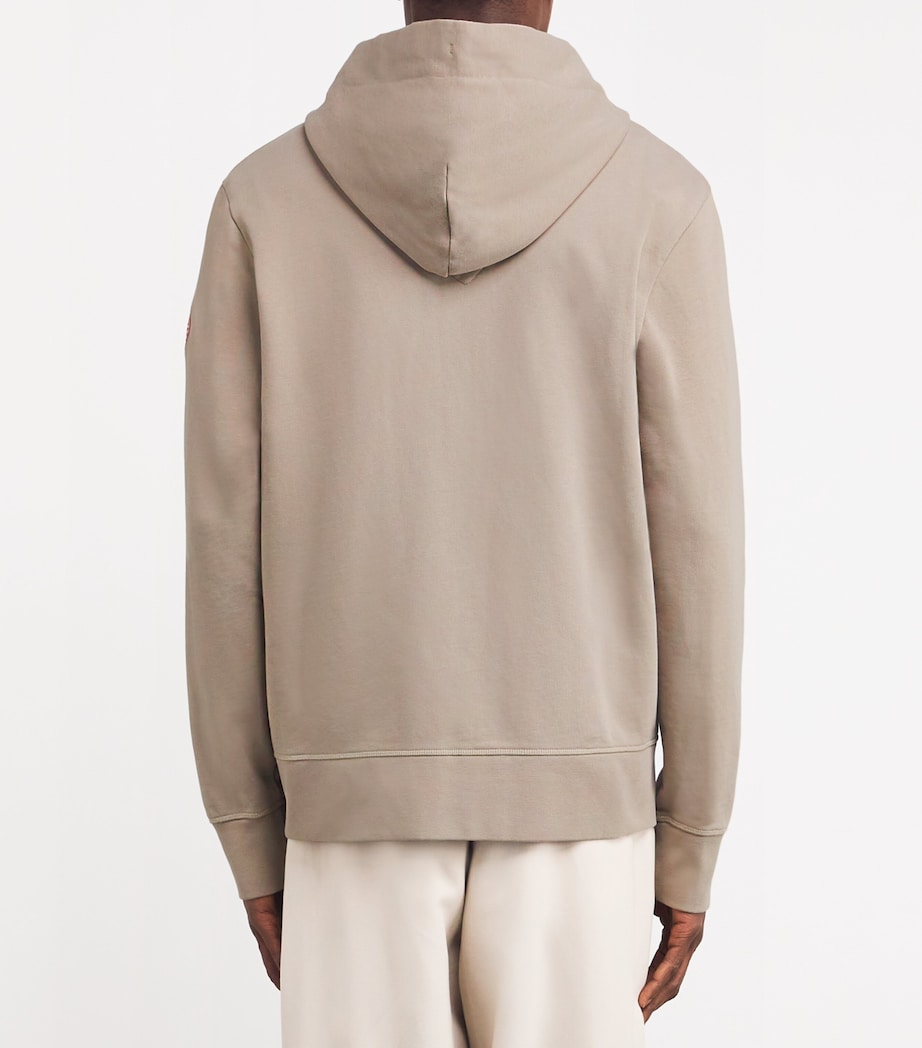 Canada Goose Mens Cotton Zip-Up Huron Hoodie Image 4
