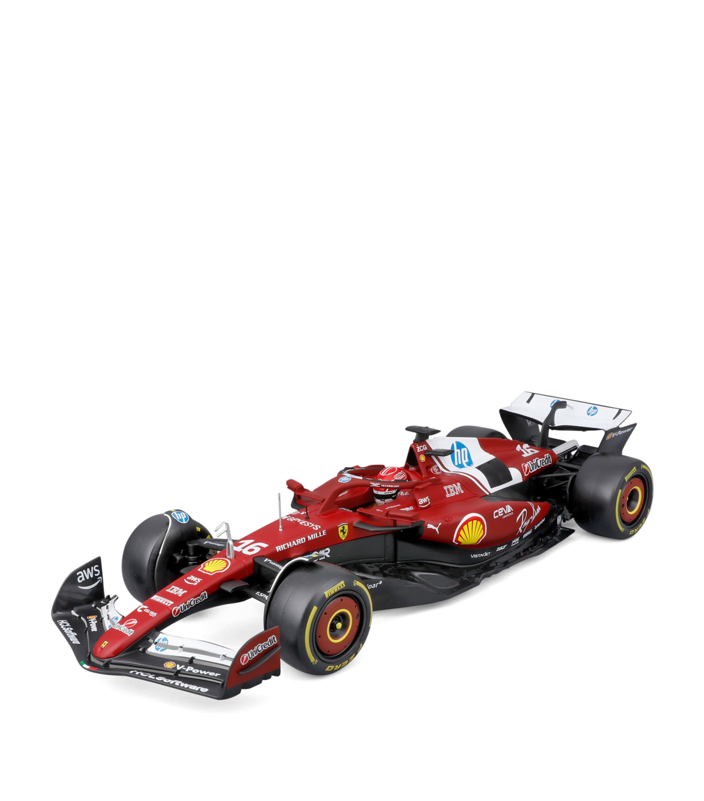 Bburago Ferrari F1 SF-25 Charles Leclerc 2025 1:18 Model Image 1