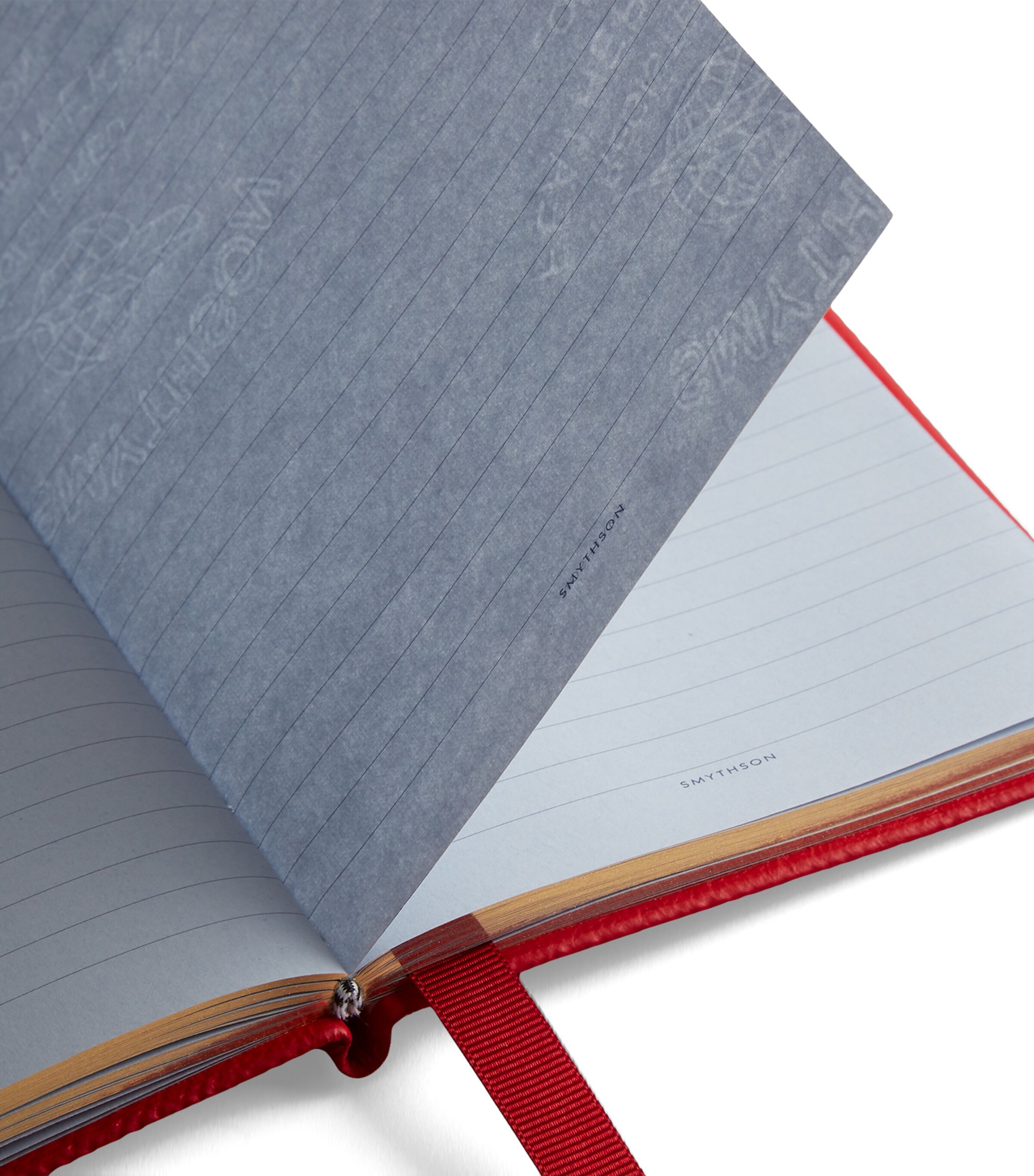 Smythson Panama Leather Chelsea Wonder Woman Notebook Scarlet Red Image 3