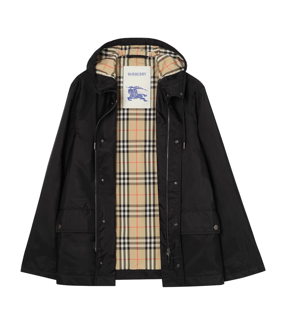 Burberry Mens Hooded Pembrey Jacket Black Image 5