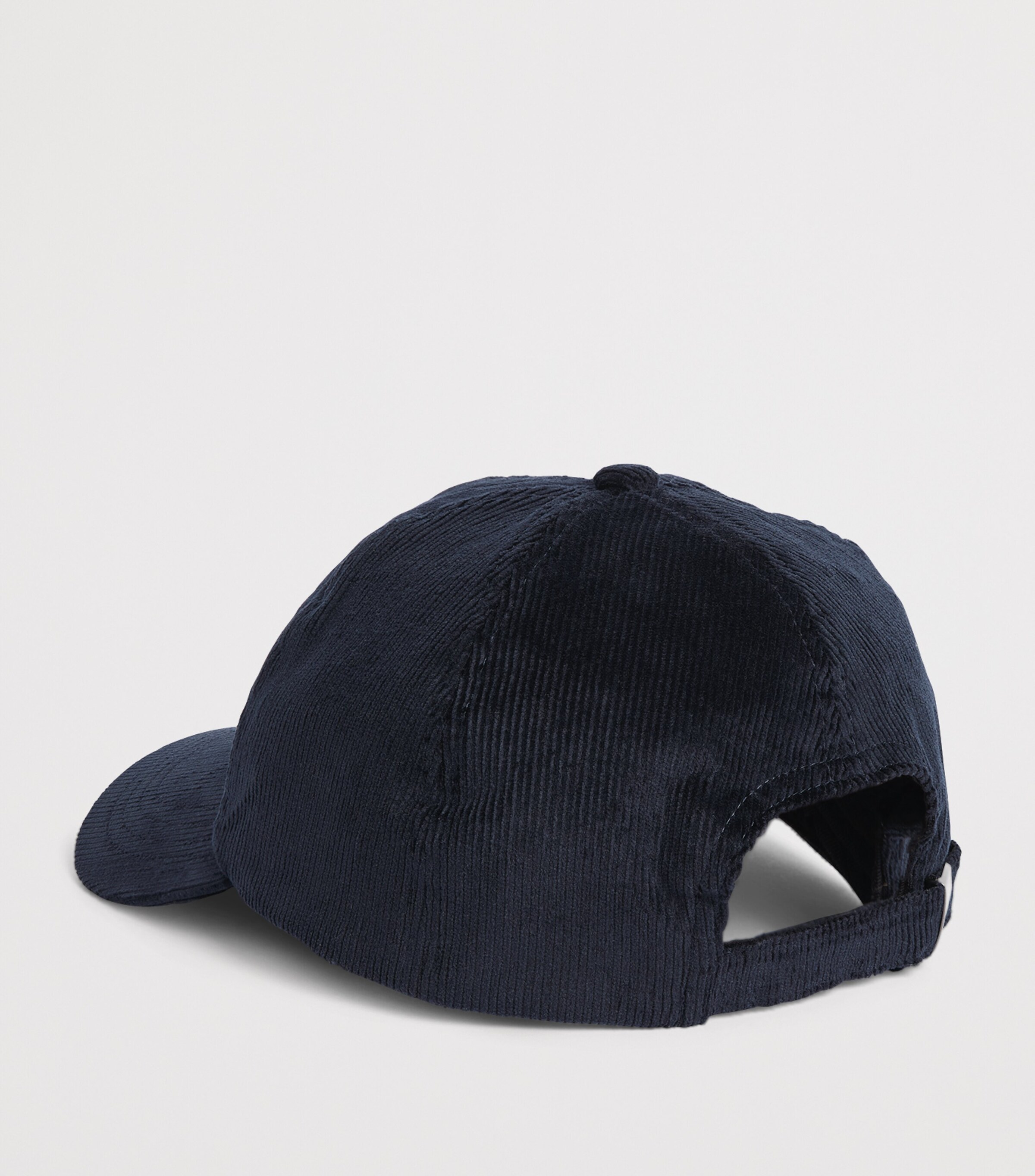 Sunspel Corduroy Cap Navy Image 3