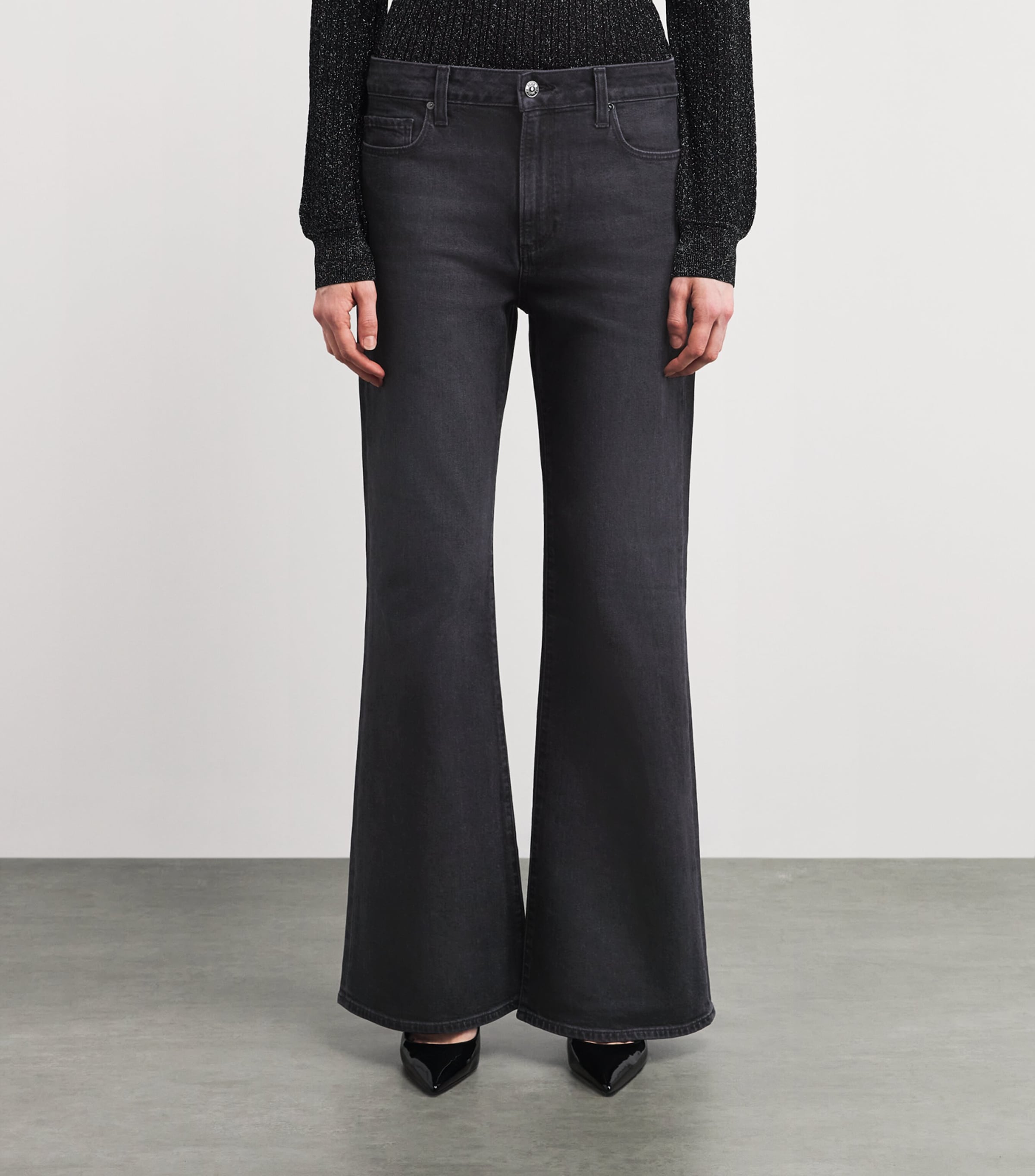 Sofia Flare Jeans SOLSTICE BLACK Image 3