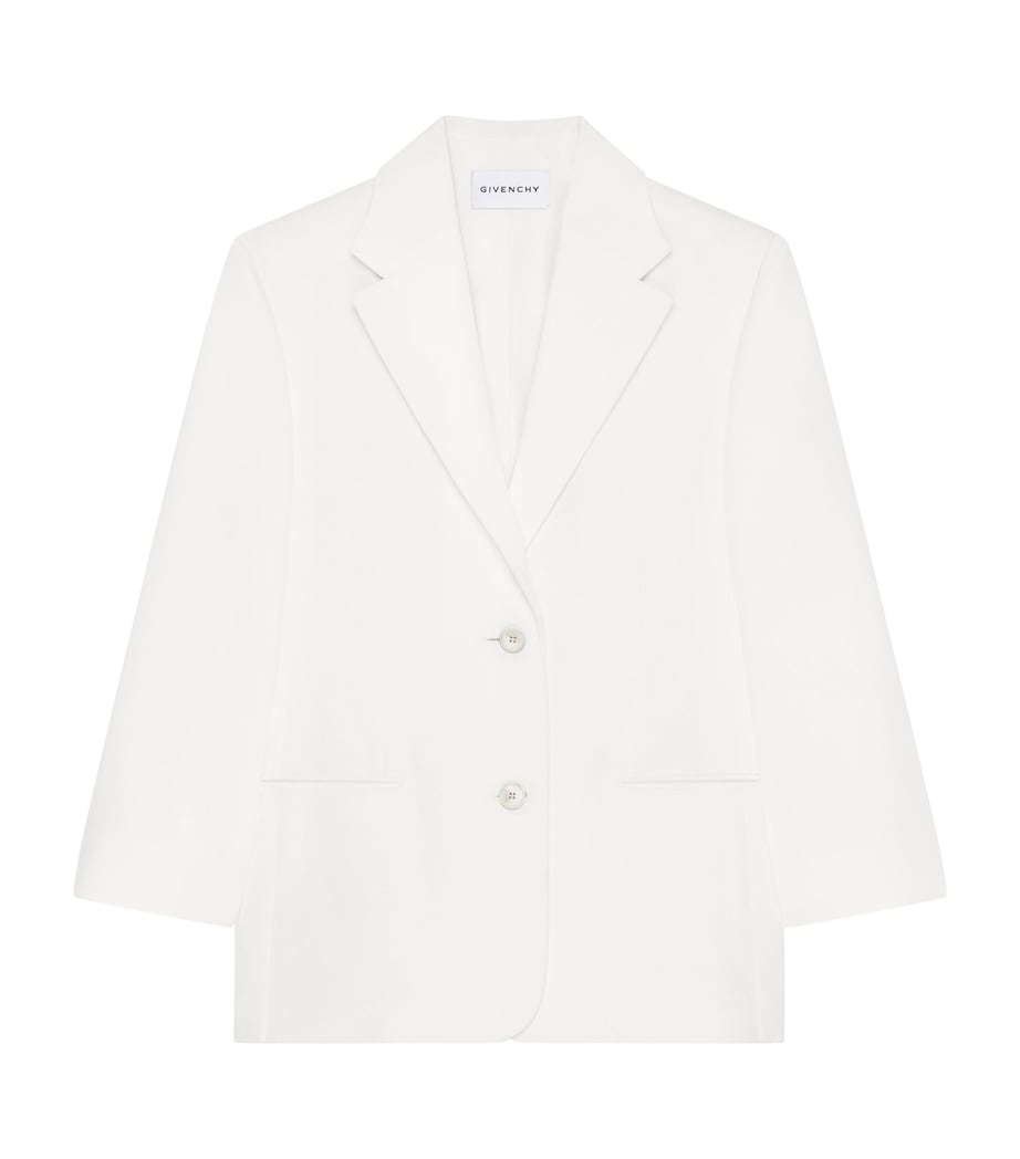 Wool Double-Buttoned Jacket IVORY Image 1