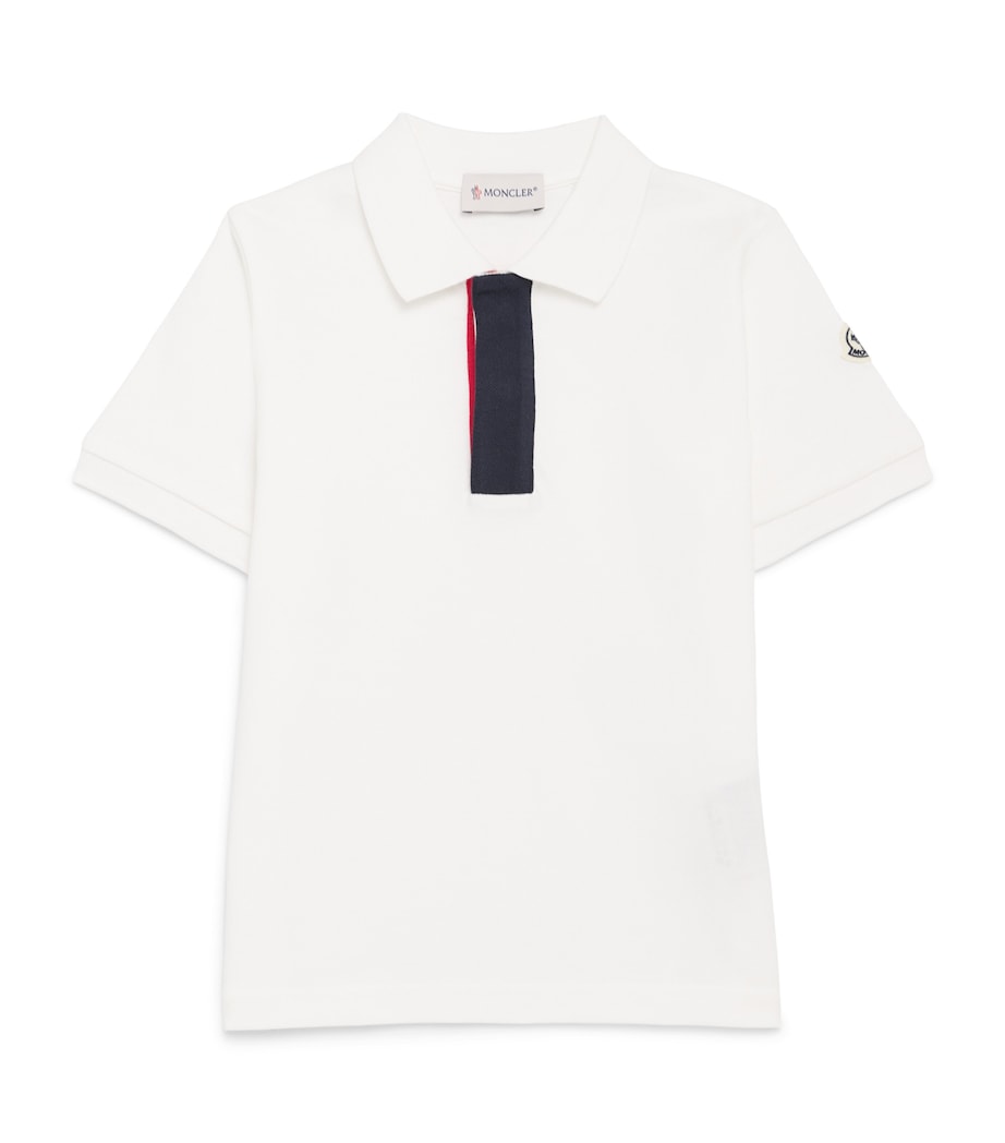 Moncler Enfant Cotton Piqué Polo Shirt (4-6 Years) Image 1