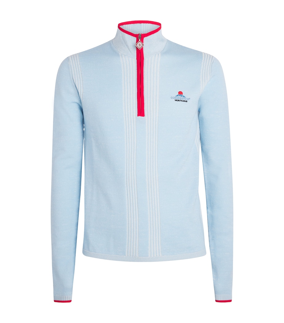 Merino Wool-Blend Base Layer BLUE Image 1