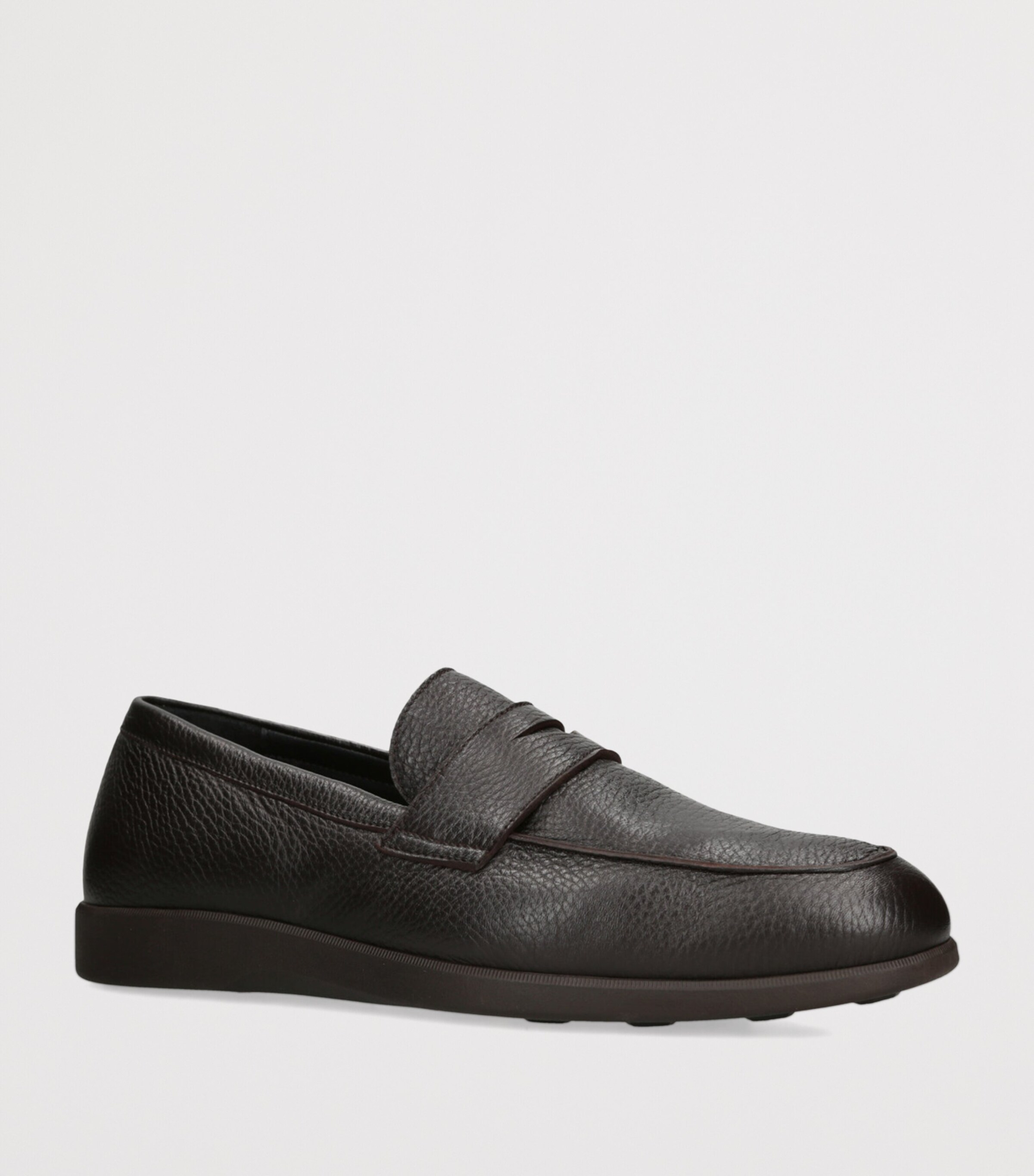 Leather Harley Loafers DARK BROWN Image 3