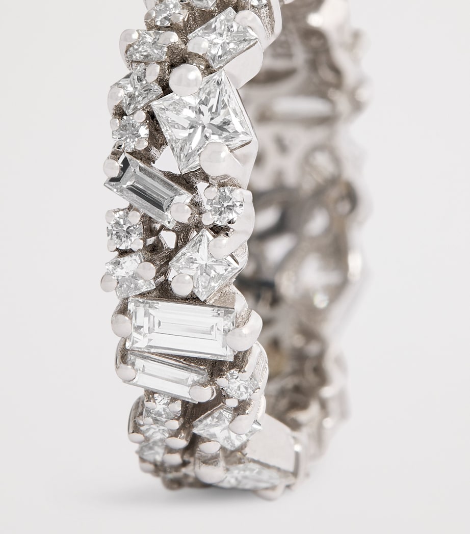 Suzanne Kalan White Gold and Diamond La Fantaisie Eternity Ring Wg/wd Image 6