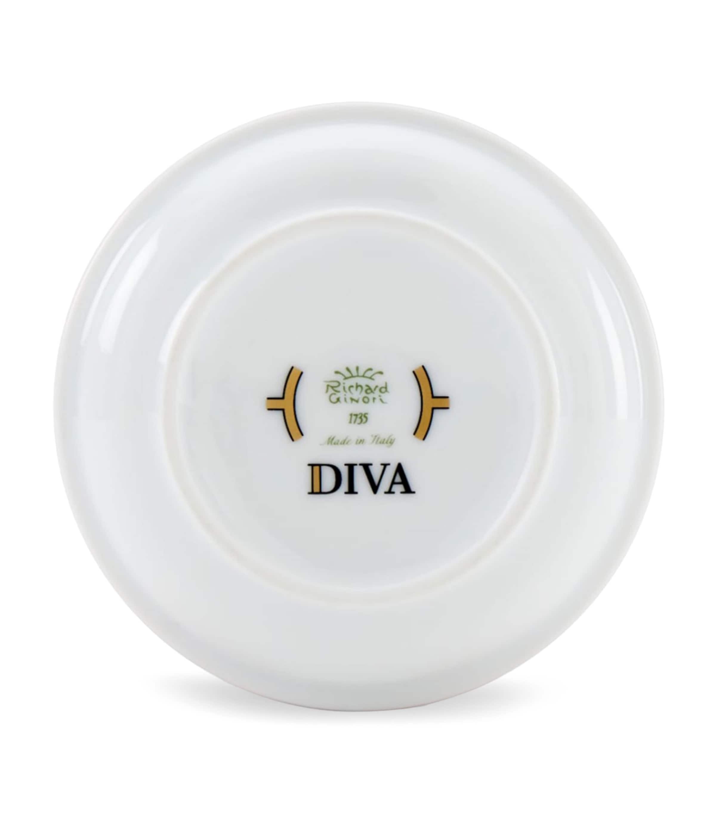 GINORI 1735 Porcelain Colonna Diva Verde Small Bowl (10cm) Image 2