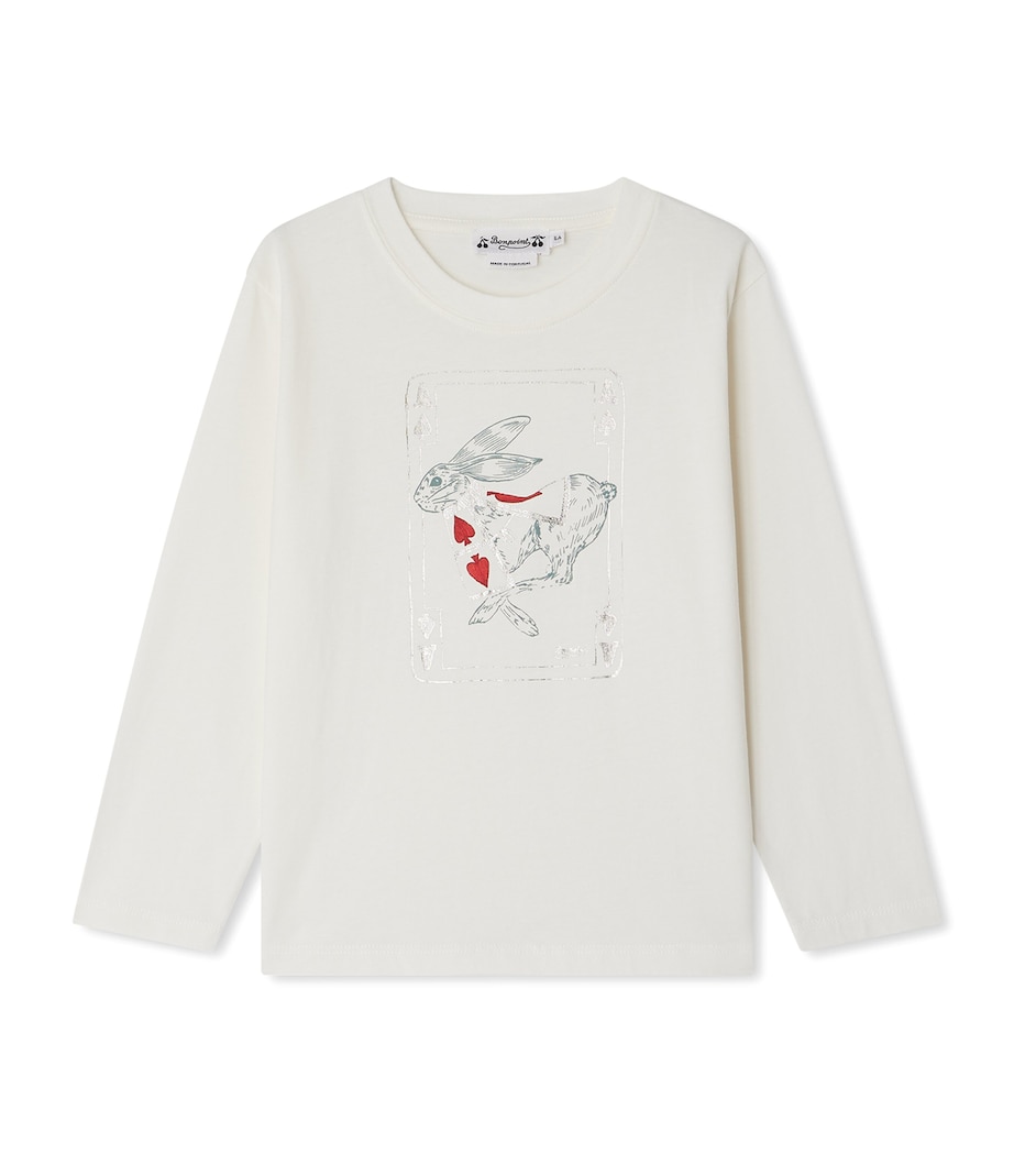 Christmas Bunny T-Shirt (4-14 Years) UPB BLANC LAIT Image 1