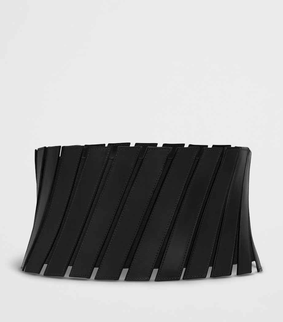 Alaïa Leather Bustier Belt Noir Image 2
