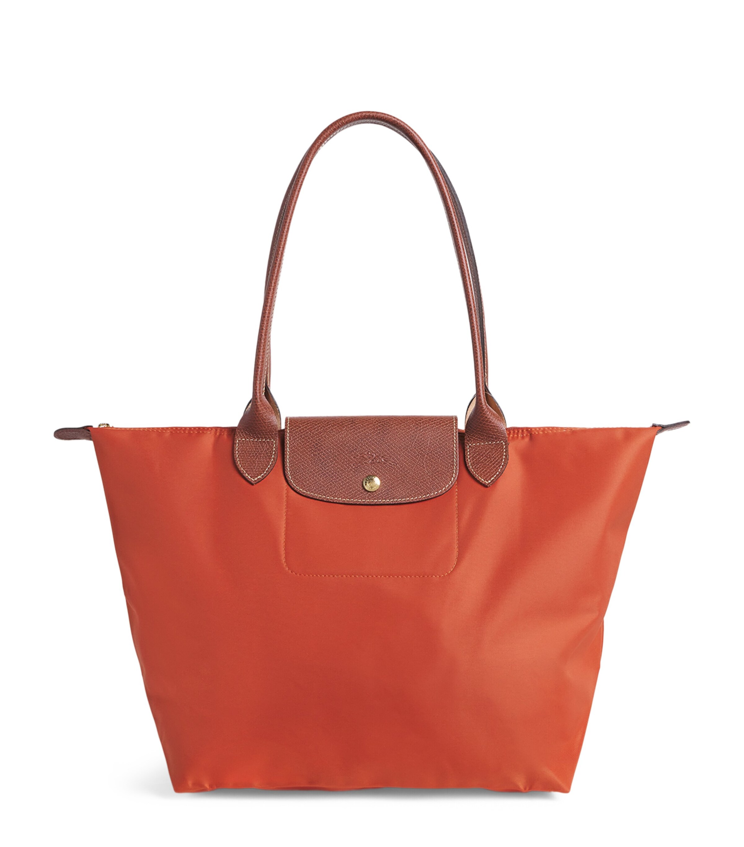 Longchamp Large Le Pliage Green Tote Bag Brick Image 1