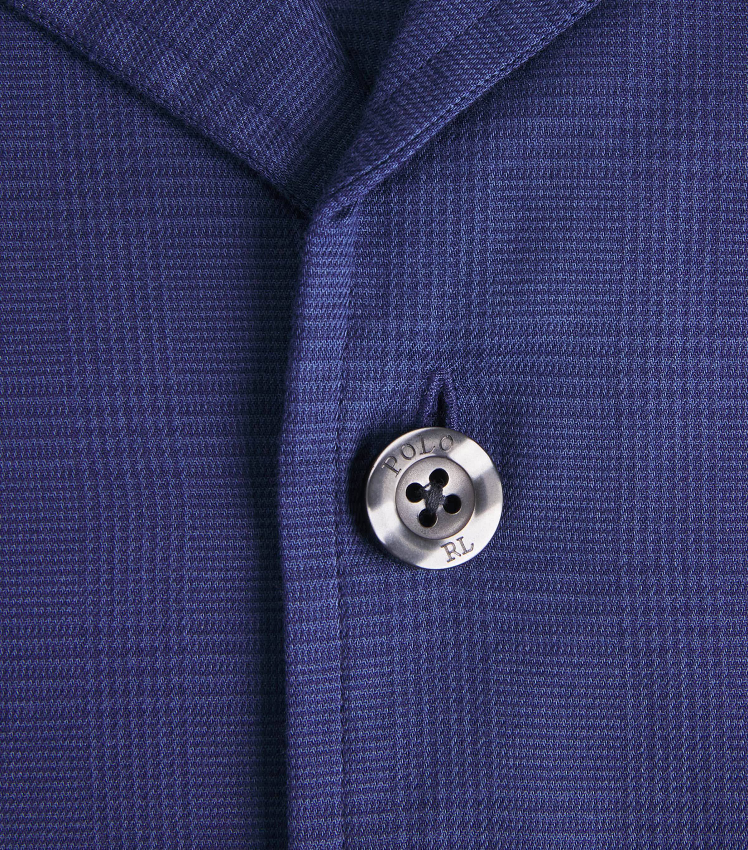 Cotton Check Pyjama Set FAIRWAY GLEN NVY Image 6