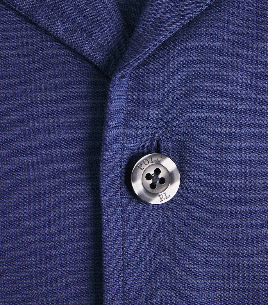 Cotton Check Pyjama Set FAIRWAY GLEN NVY Image 6