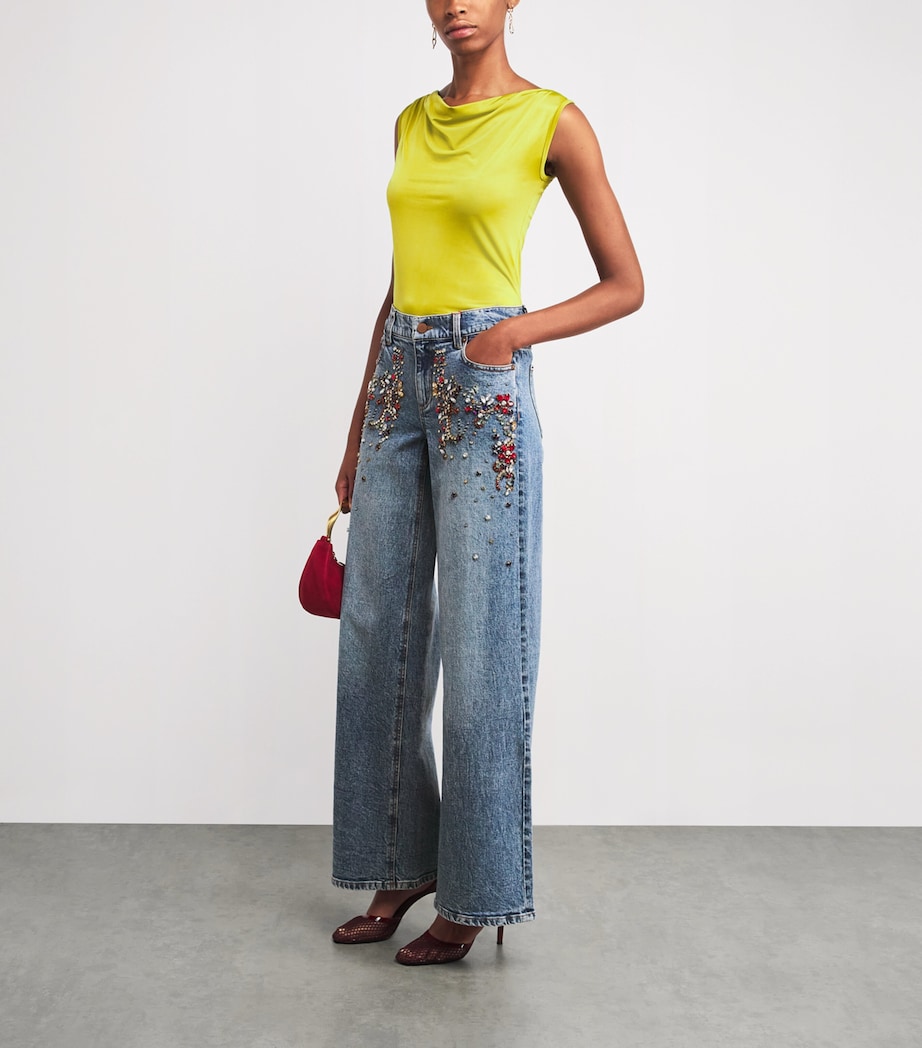 Embellished Amazing Relaxed Jeans BROOKLYN BLUE E437 Image 2