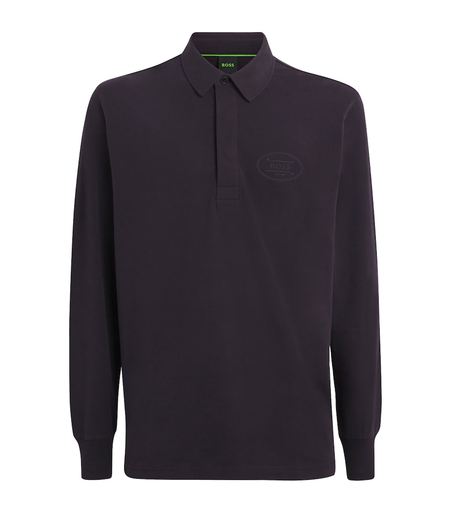 Stretch-Cotton Hole 19 Polo Shirt 517MEDIUM PURPLE Image 1