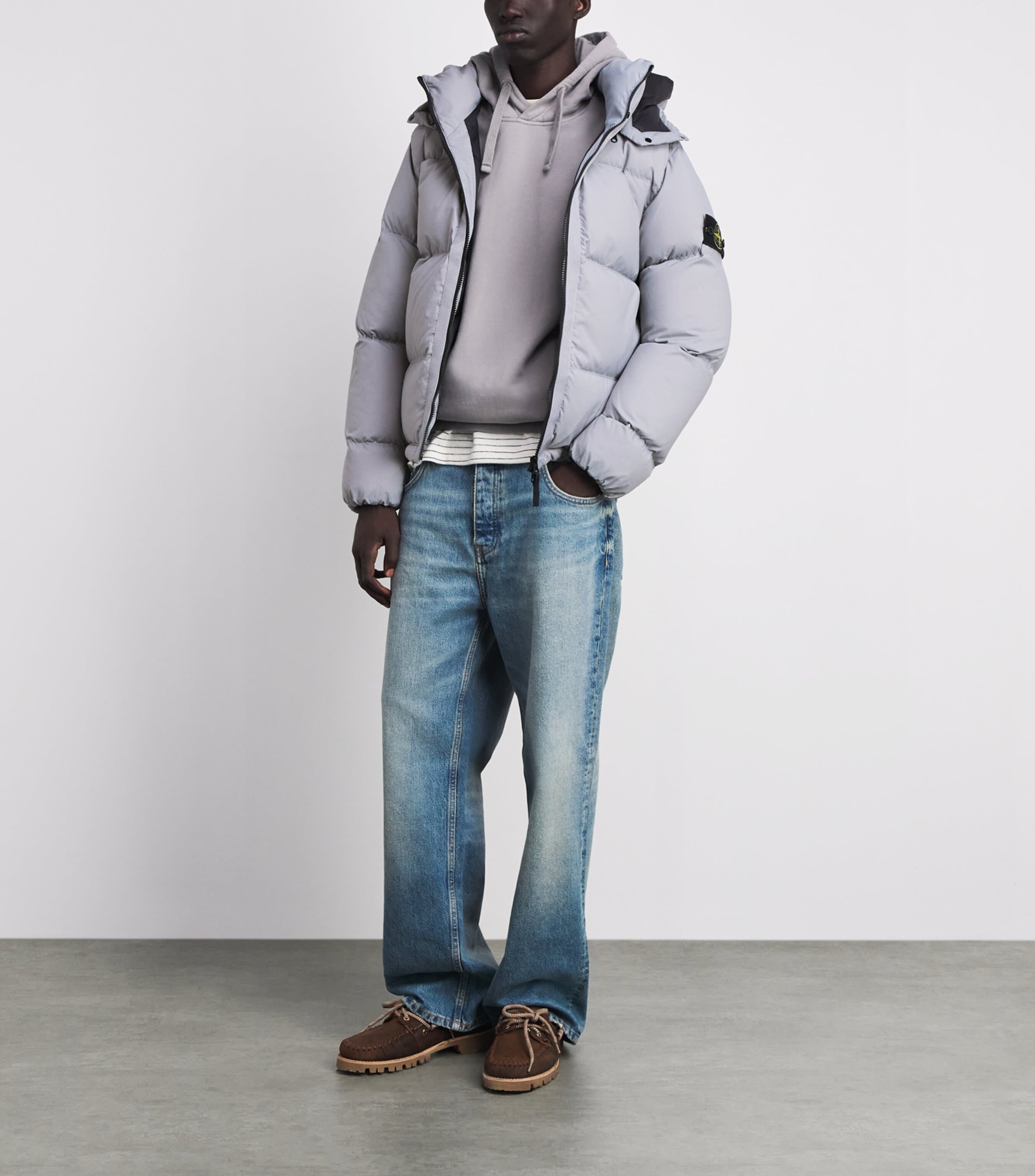 Stone Island Mens Down Puffer Jacket Image 2