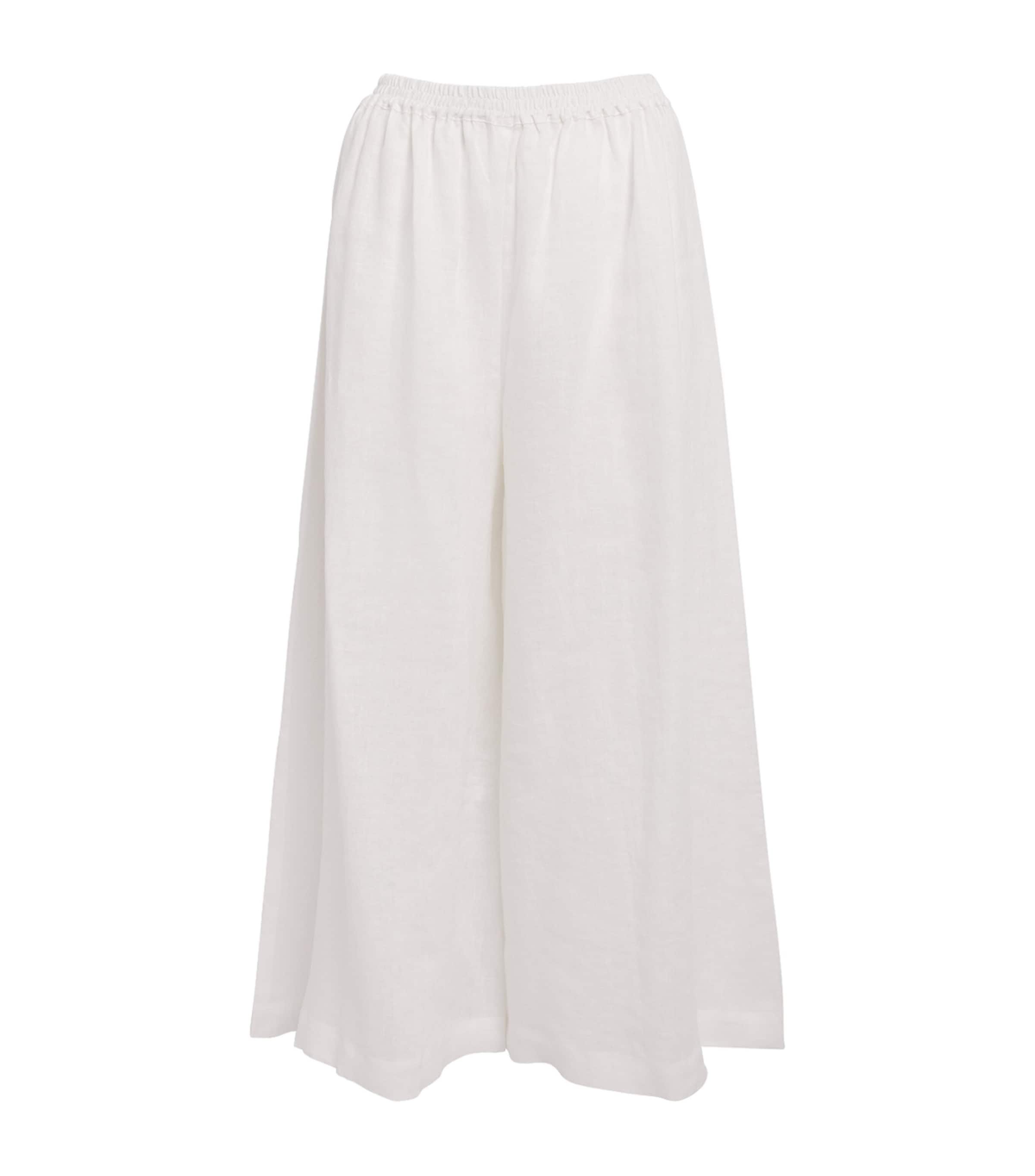 Eskandar Linen Flared Culottes