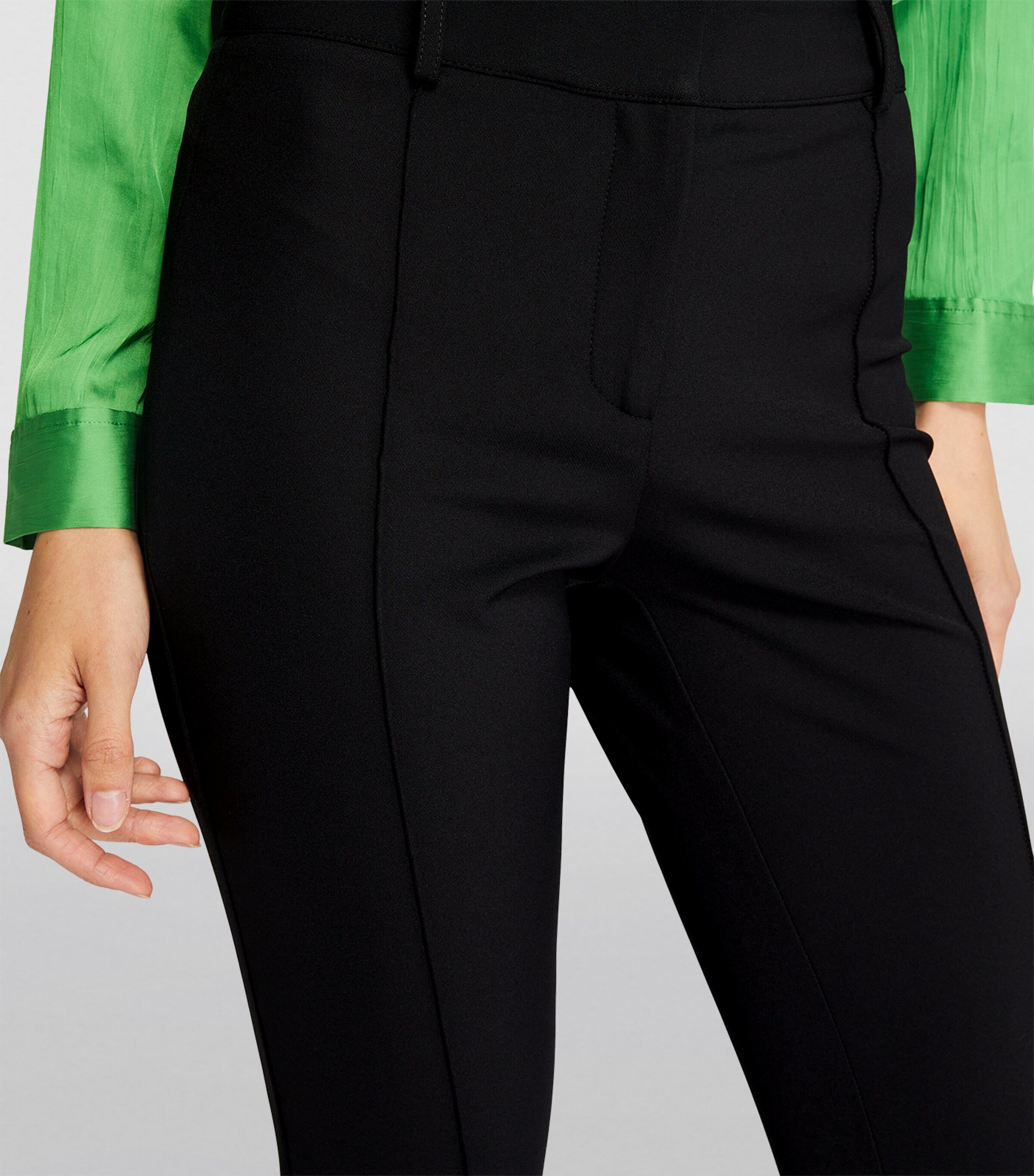 Hibiscus Tailored Trousers BLACK Image 6