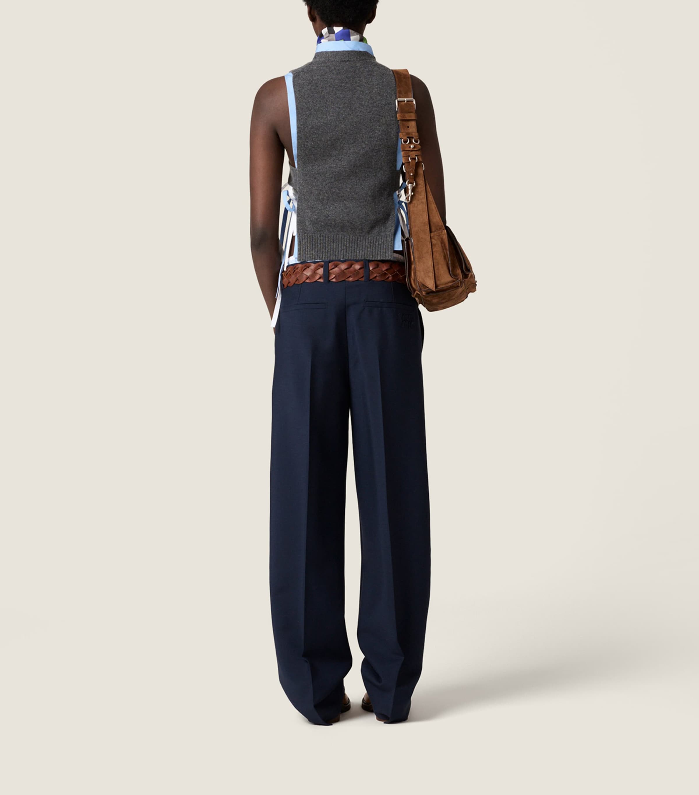 Miu Miu Womens Cashmere Cardigan Vest Image 3